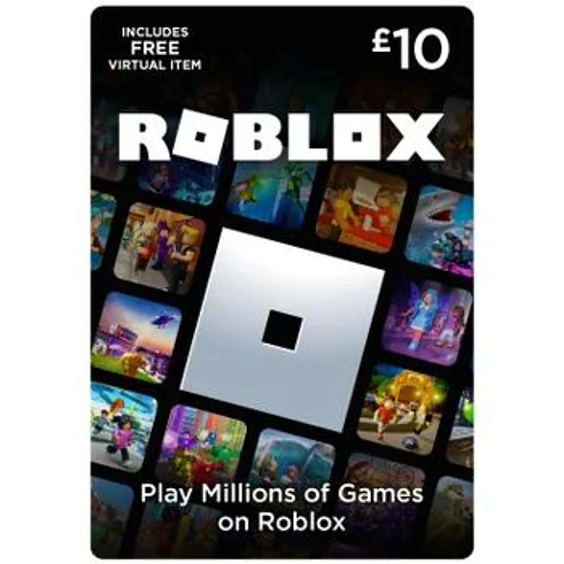 Roblox £10 Digital Gift Card (United Kingdom Only. Includes Free Virtual Item) Digital Download