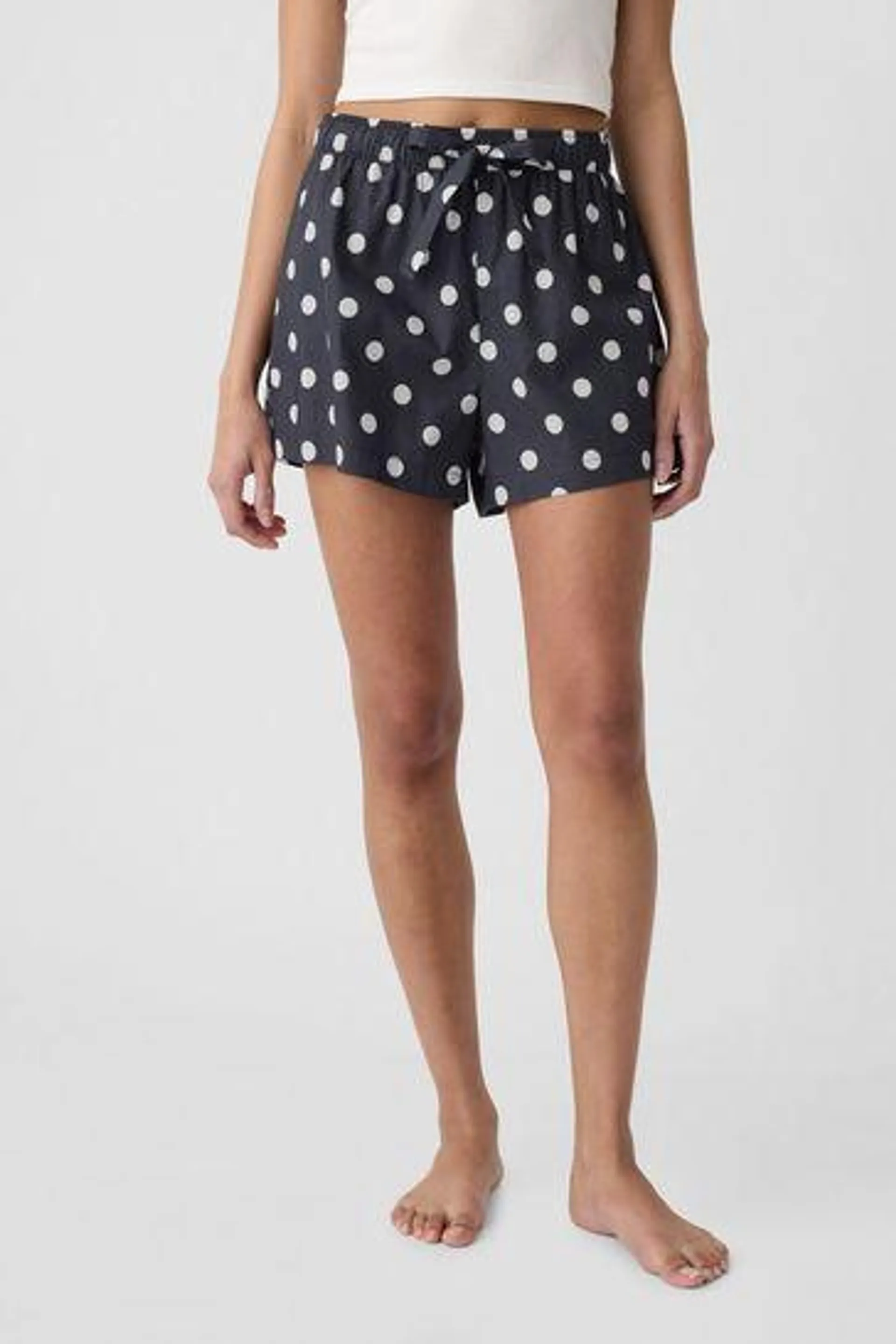 Poplin Pyjama Shorts