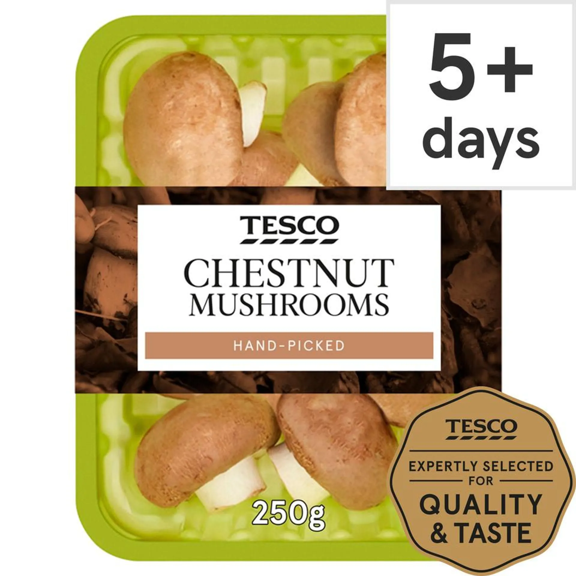 Tesco Chestnut Mushrooms 250G