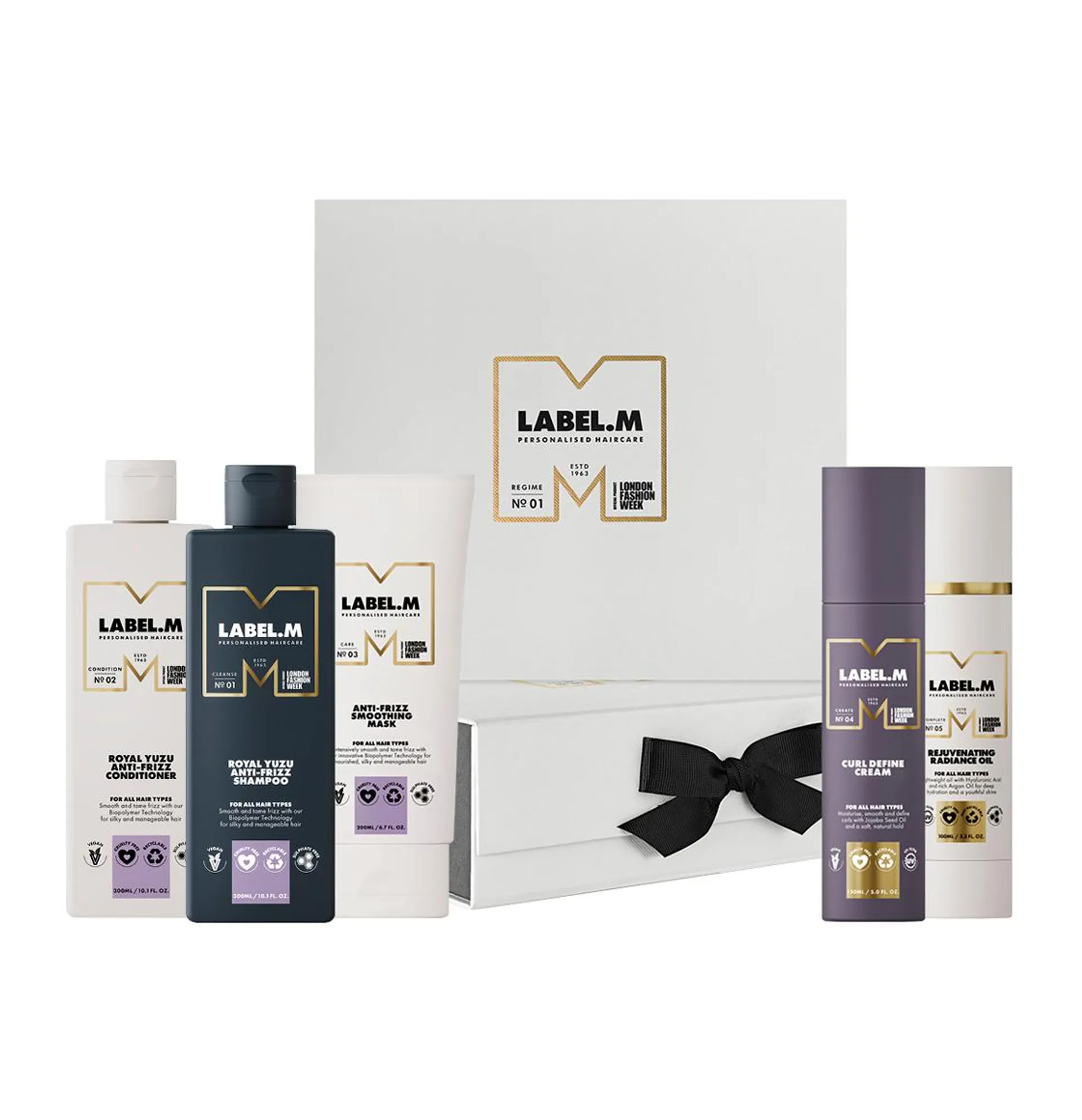 LABEL.M Royal Yuzu Anti-Frizz/Smoothing Regime Collection