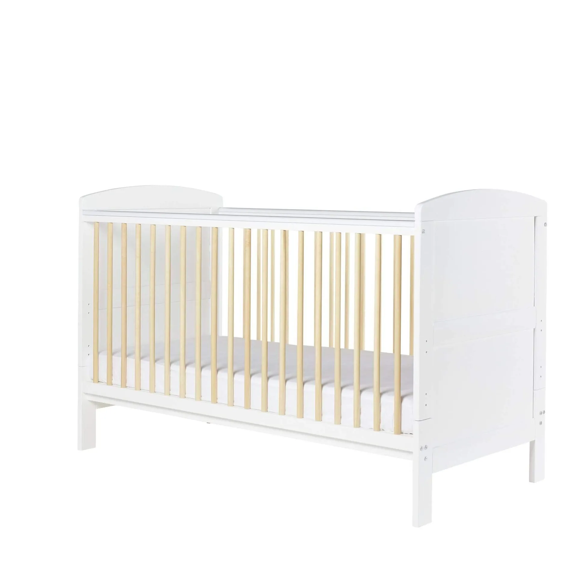 Ickle Bubba Coleby Scandi Classic Cot Bed White