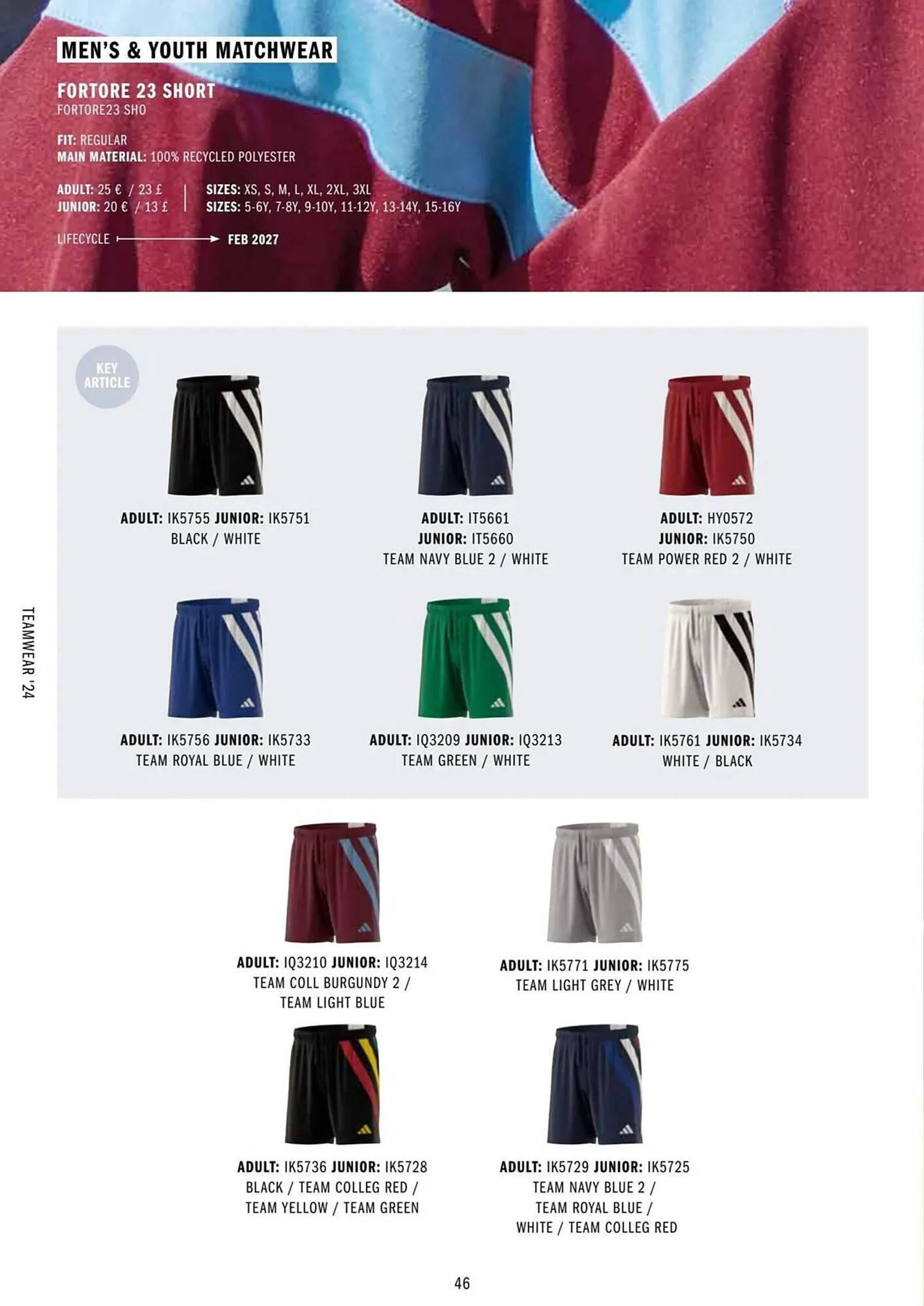 Adidas leaflet from 11 March to 31 December 2024 - Catalogue Page 46