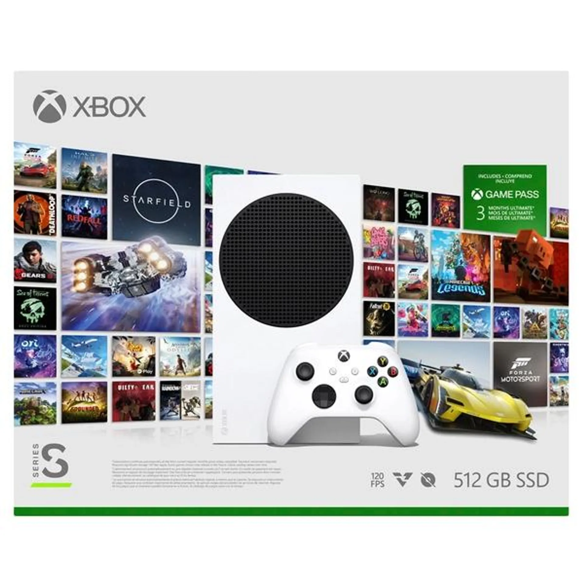 Xbox Series S Starter Bundle Includes 3 Months Ultimate Game Pass