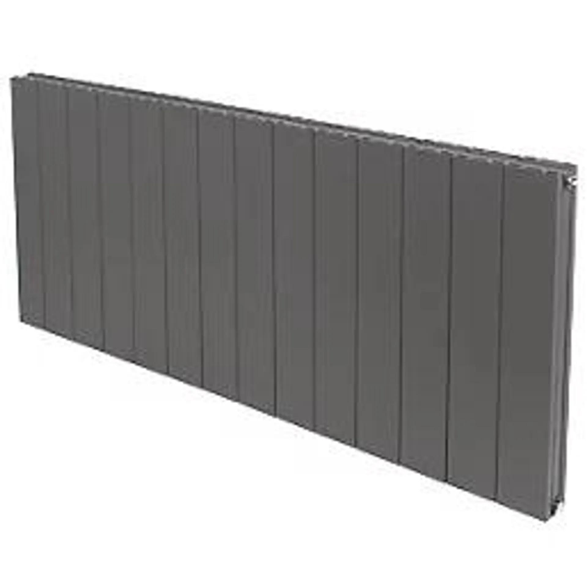 Towelrads 600mm x 1432mm 4592BTU Anthracite Horizontal Designer Radiator