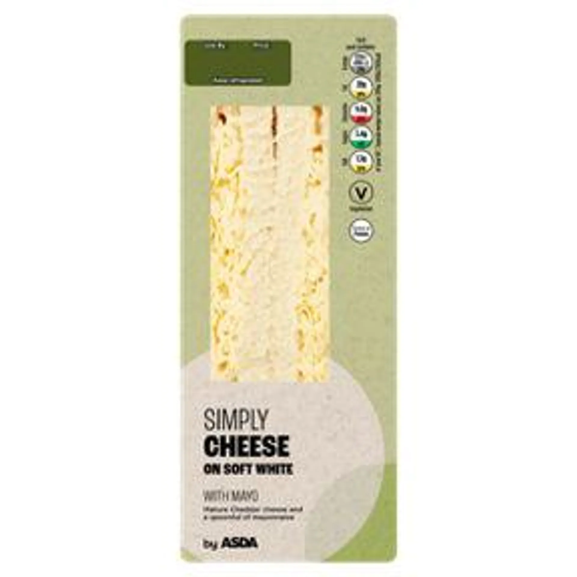 ASDA Simply Cheese on Soft White