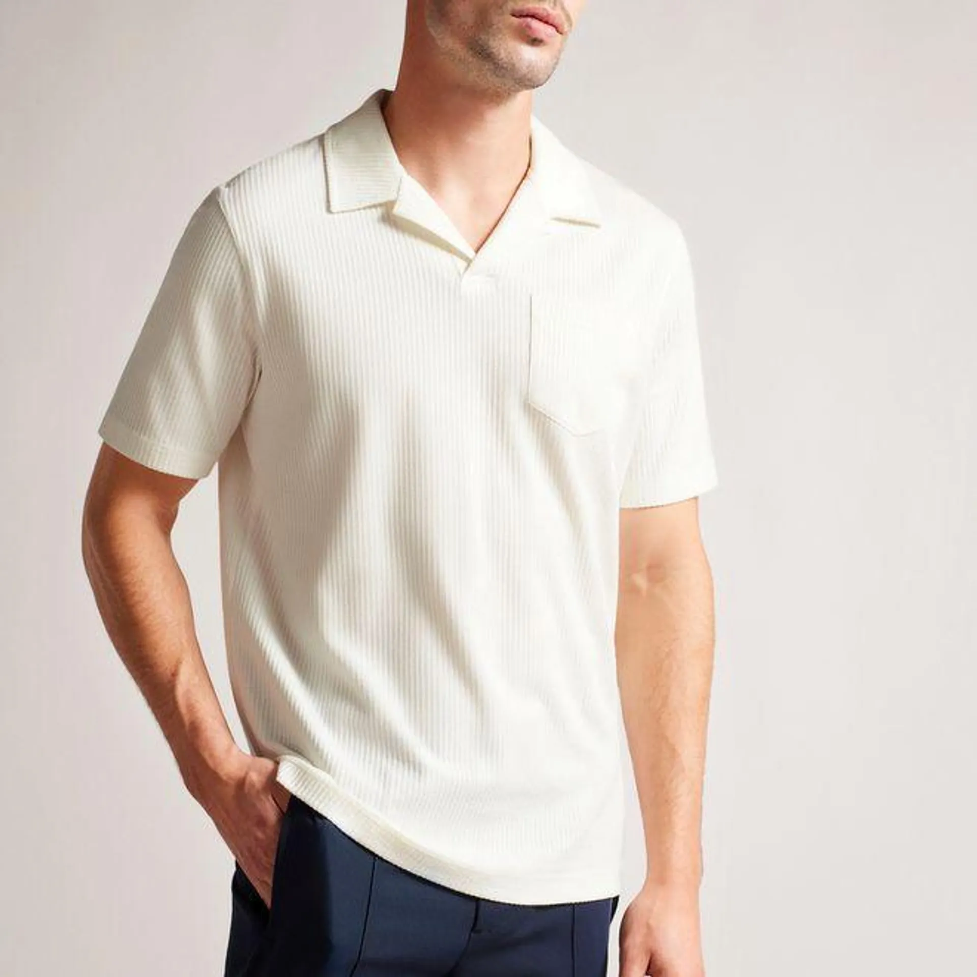 Ted Baker Arkes Regular Fit Polo Shirt in White