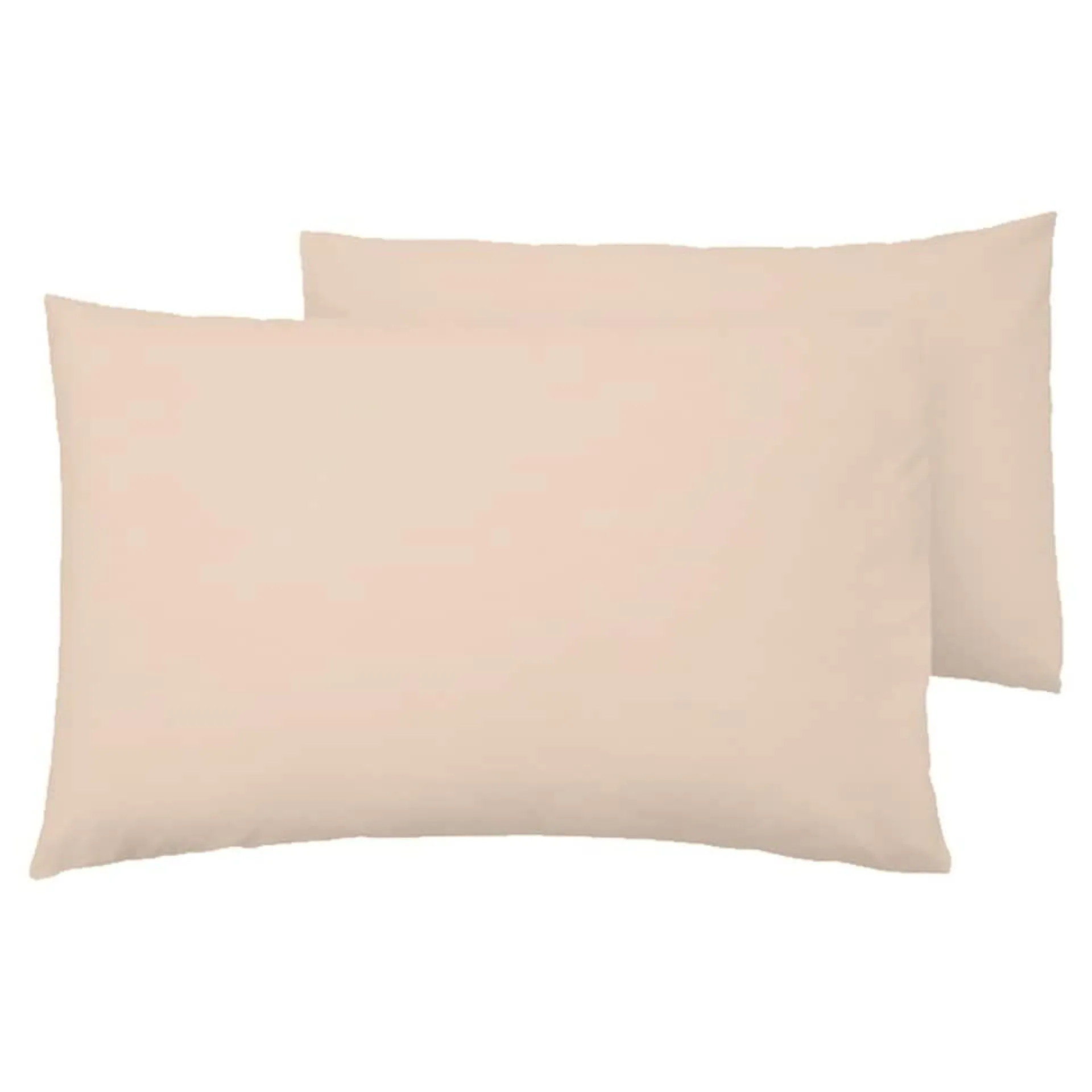 F&F Home Bedding Supersoft Natural Pillow Case Pair