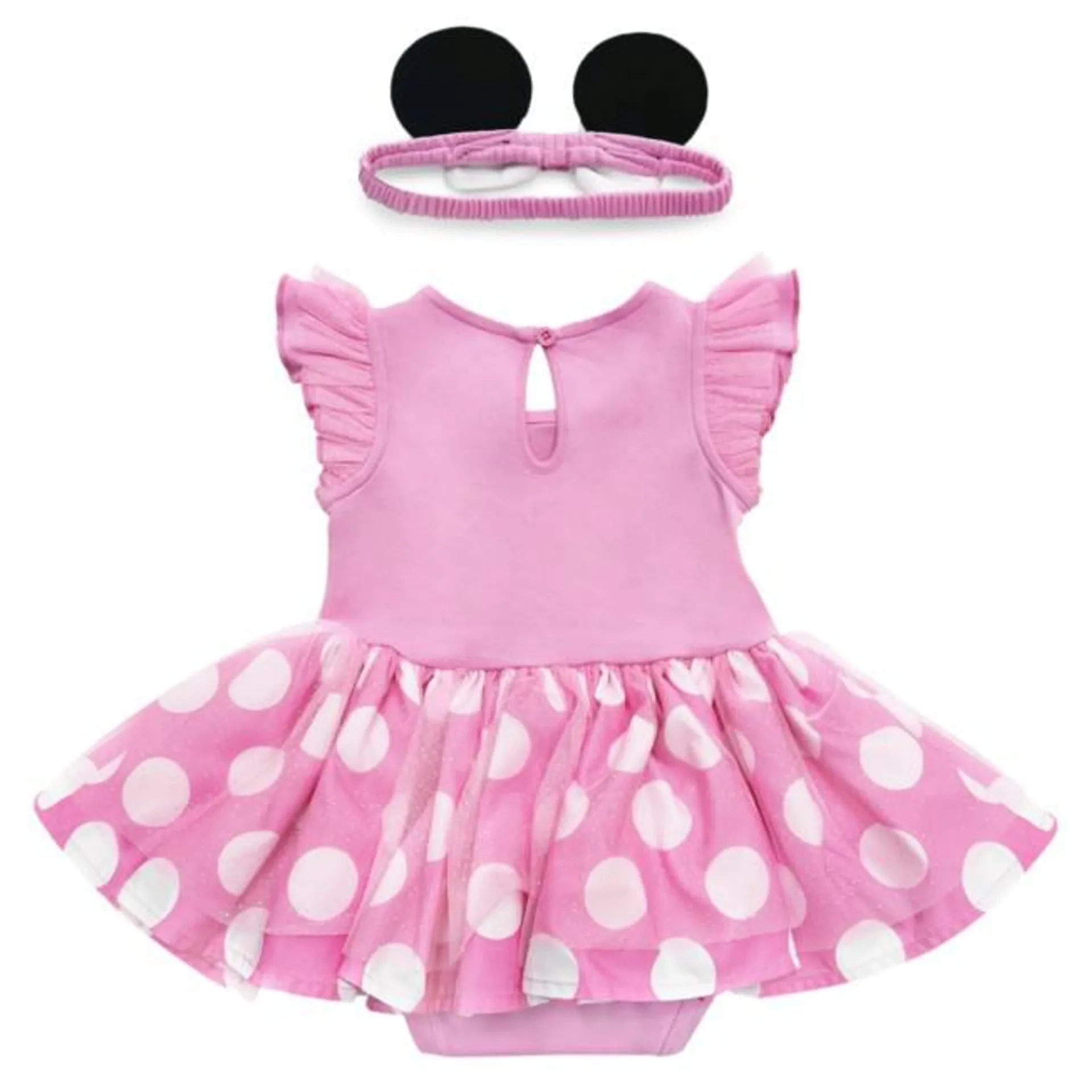 Disney Store Minnie Mouse Pink Baby Costume Body Suit