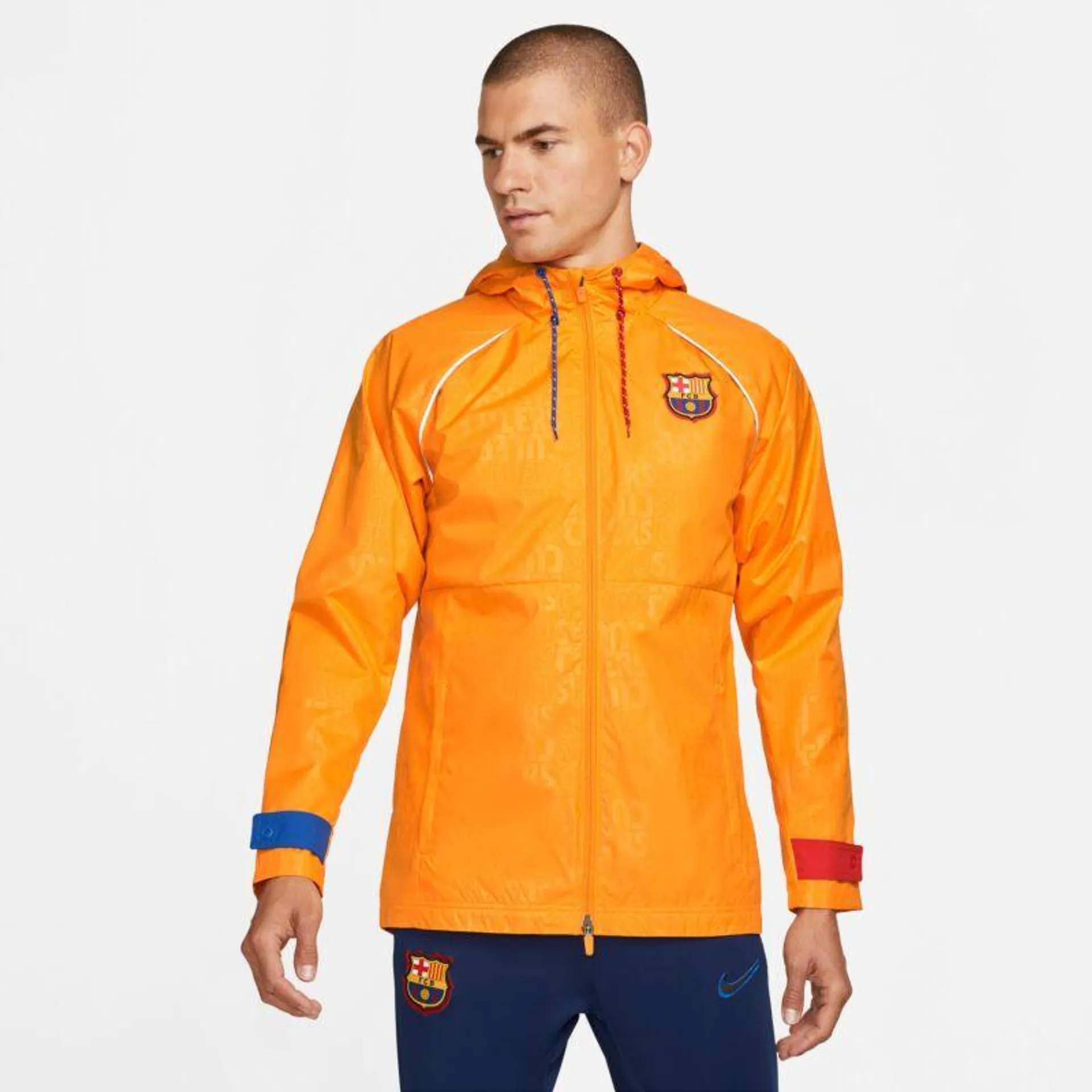 Nike Barcelona All-Weather GX Jacket - Orange 2021-2022