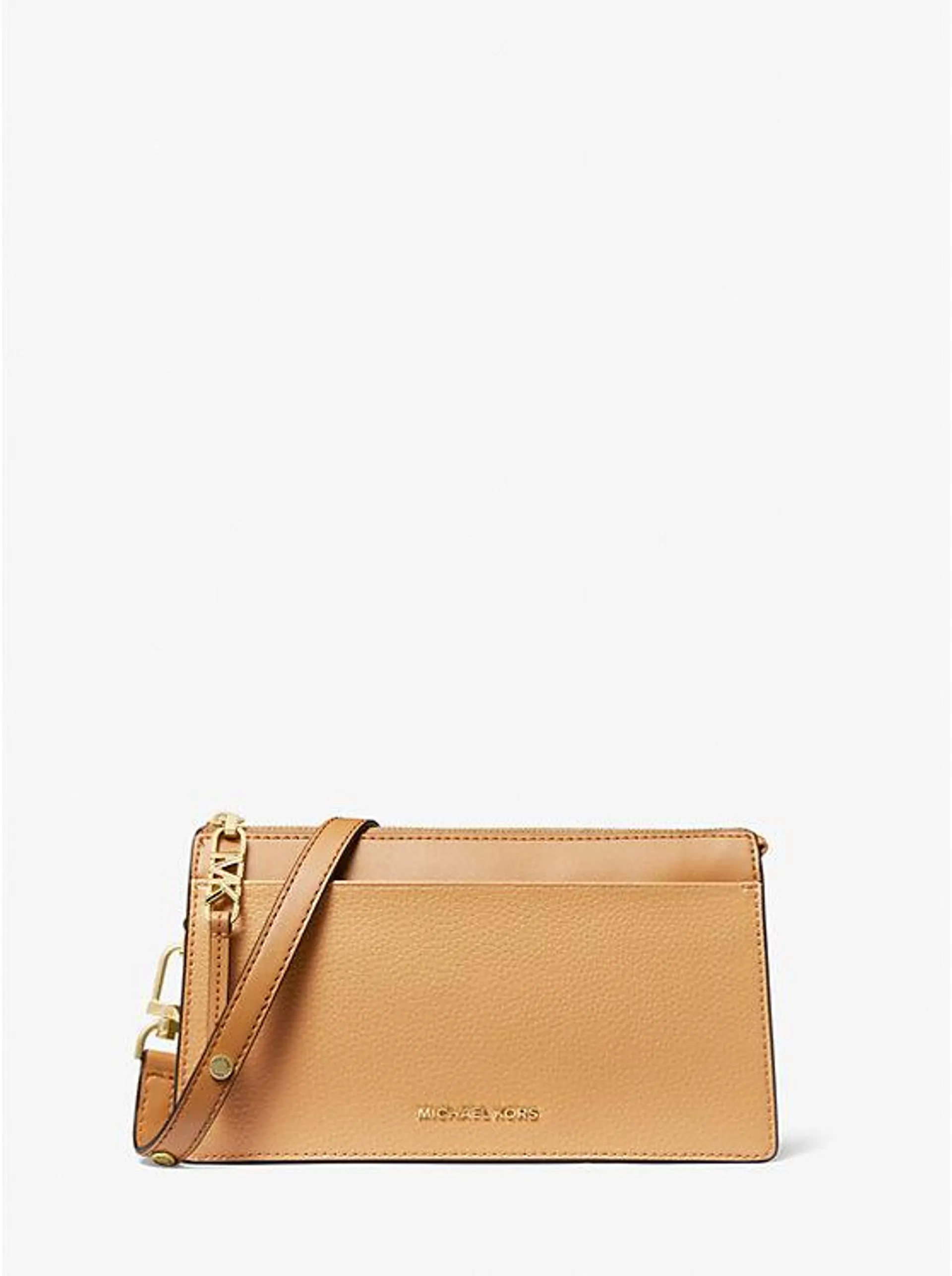 Empire Large Leather Convertible Crossbody Bag