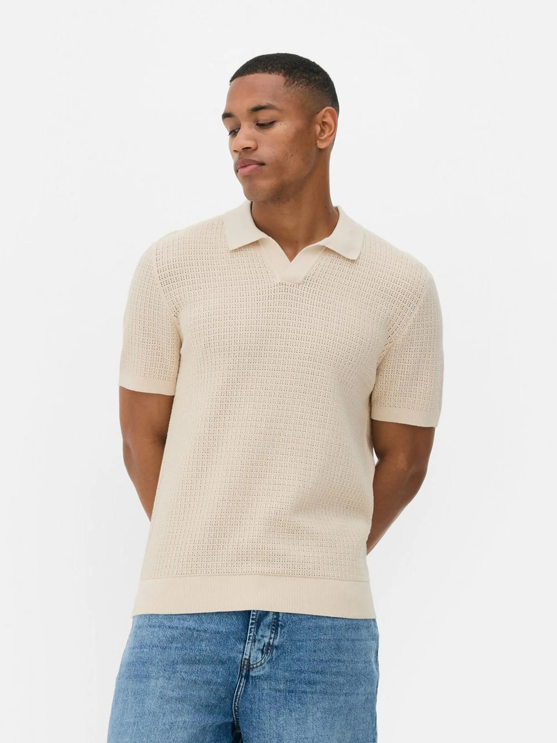 Textured Polo Shirt