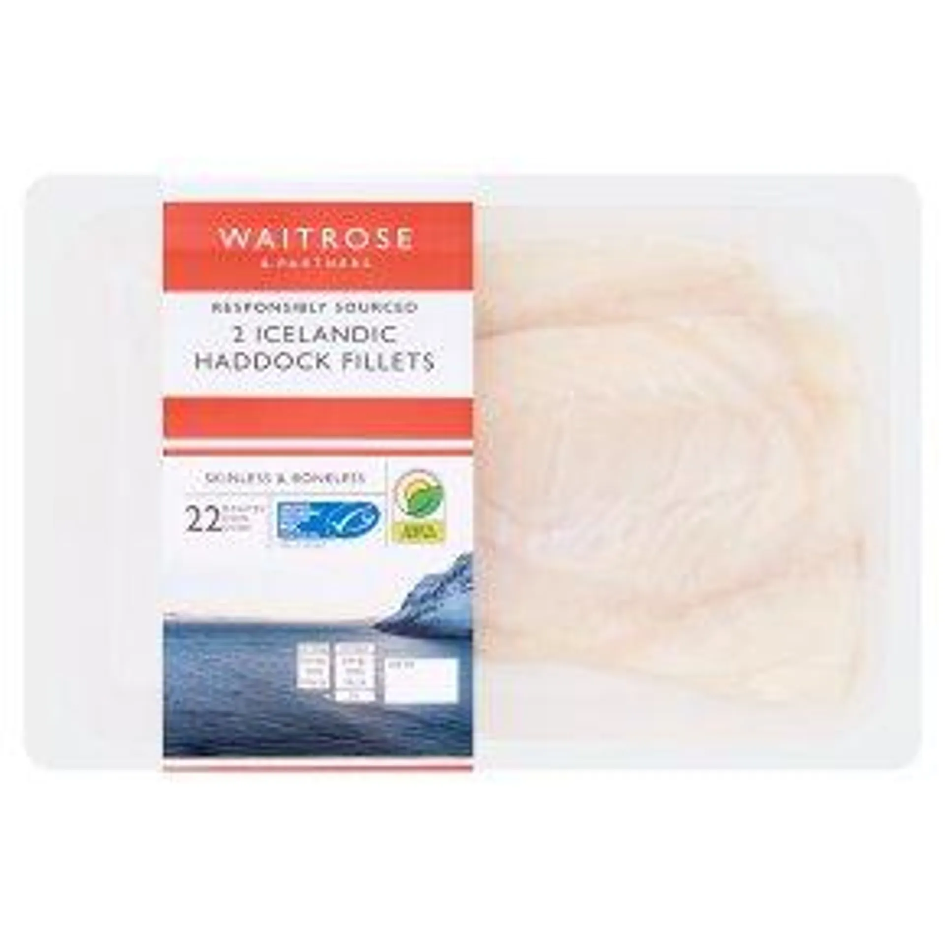 Waitrose Haddock Fillets MSC