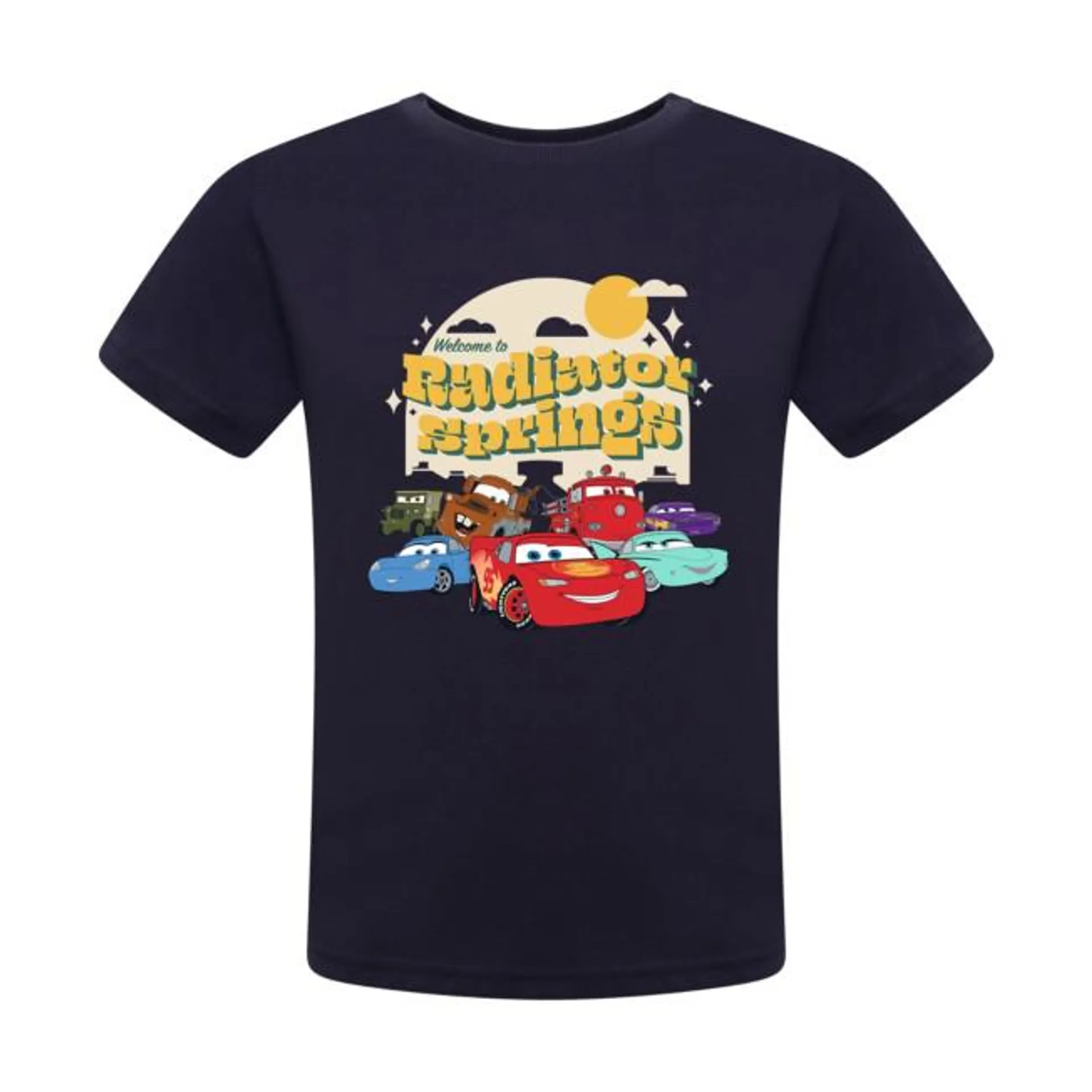 Disney Pixar Cars 'Welcome to Radiator Springs' Customisable T-Shirt For Kids