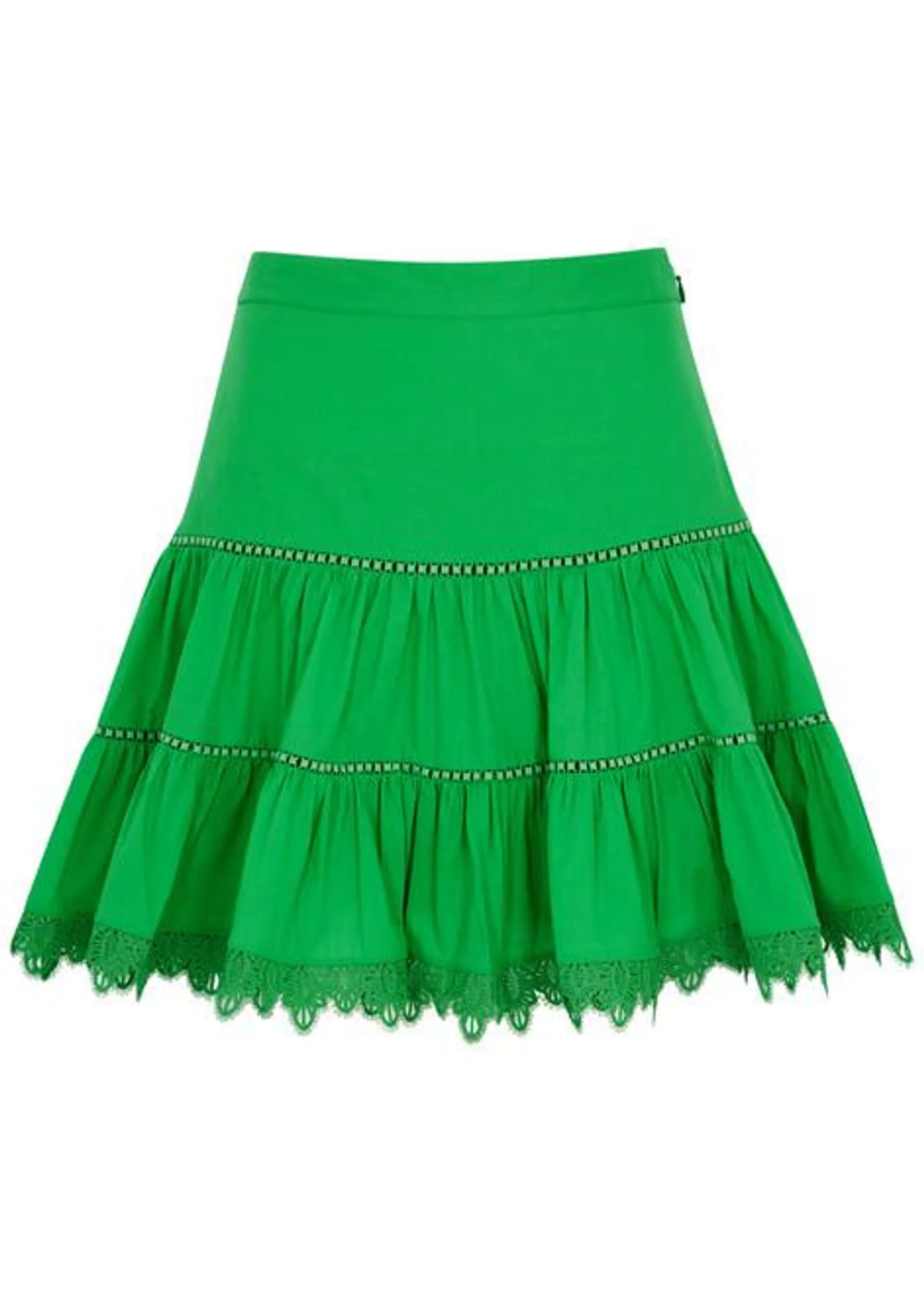 Argy cotton-blend mini skirt