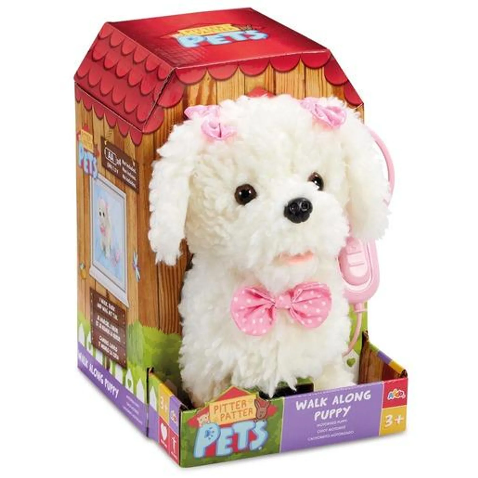 Pitter Patter Pets Walk Along Puppy - Poodle Dog Electronic Pet