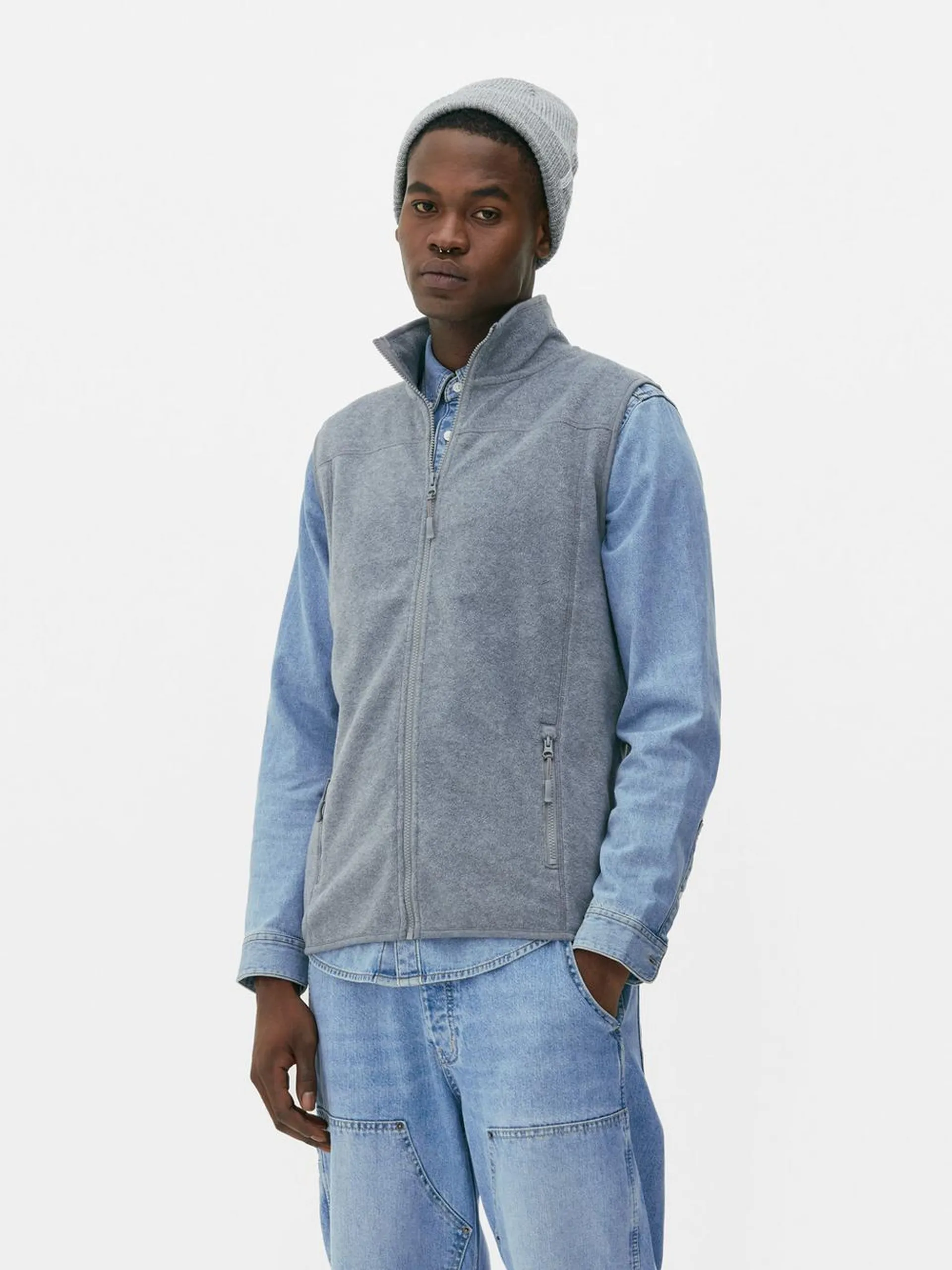 Zipped Fleece Gilet