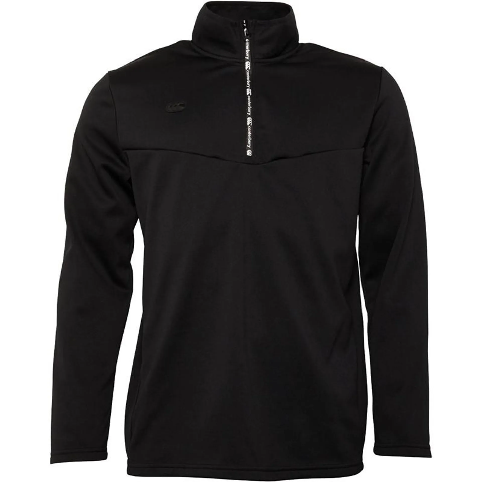 Canterbury Mens 1/​4 Zip Fleece Training Top Black