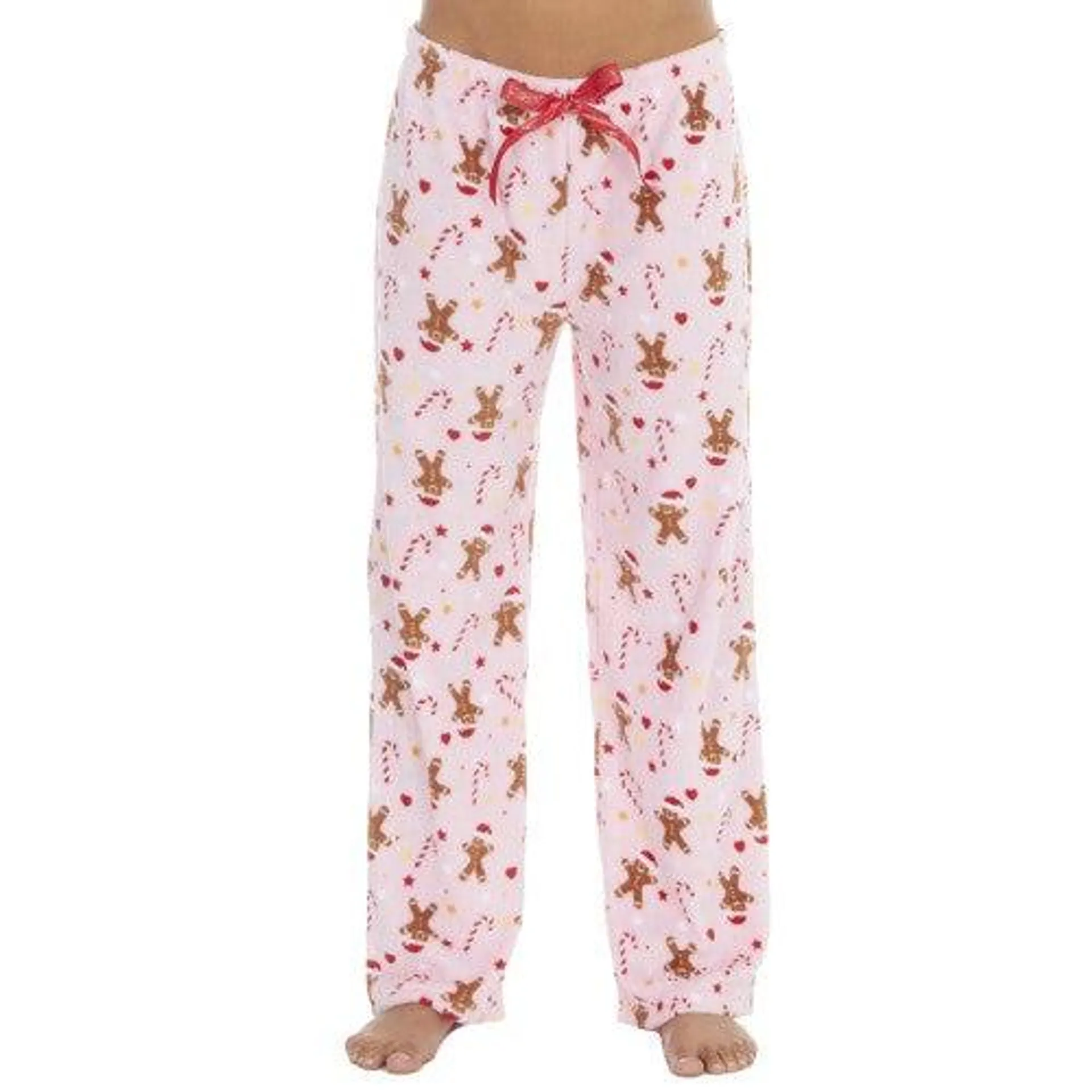 Slumber Party Womens/Ladies Christmas Gingerbread Pyjama Bottoms