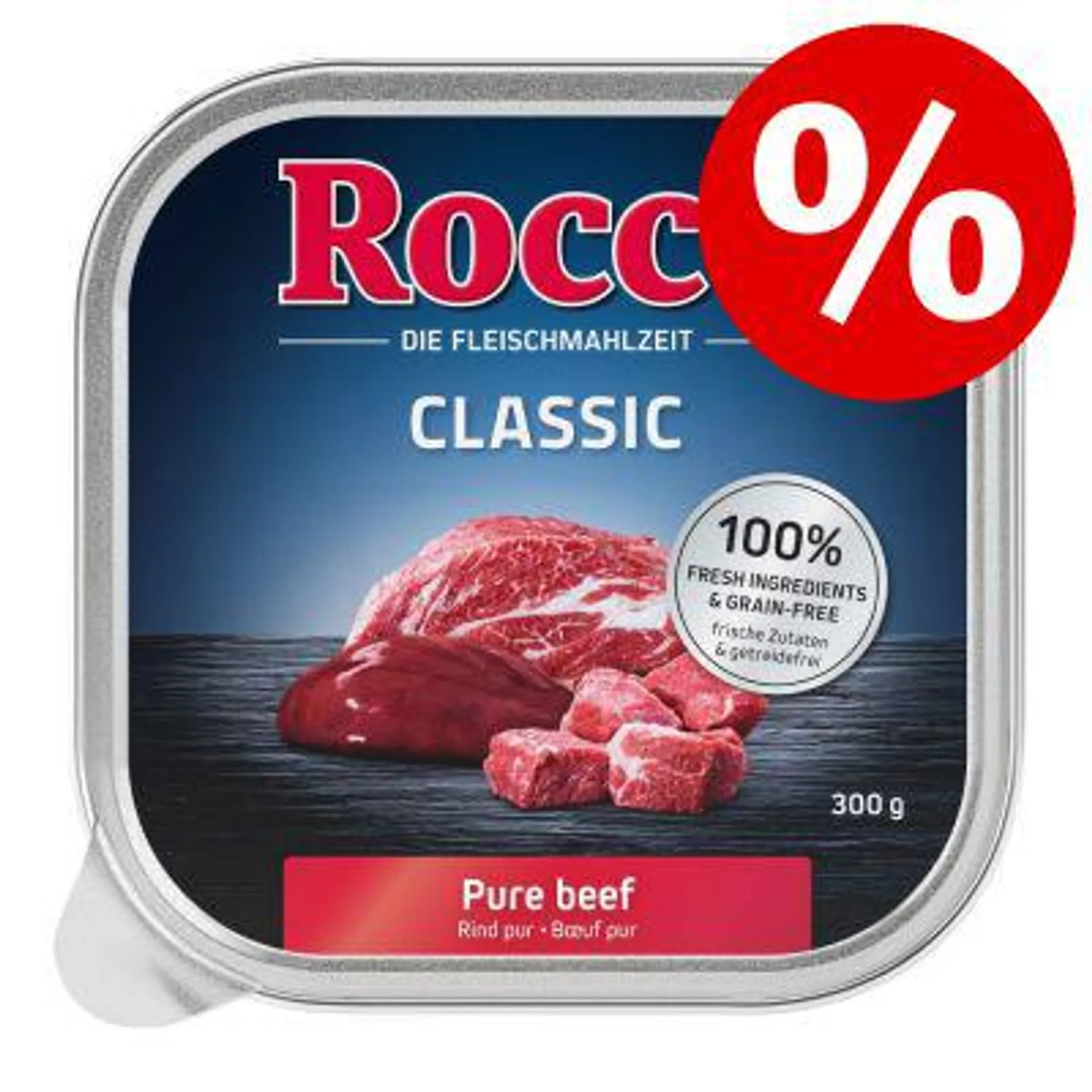 9 x 300g Rocco Classic & Menu Trays Wet Dog Food - Special Price!*