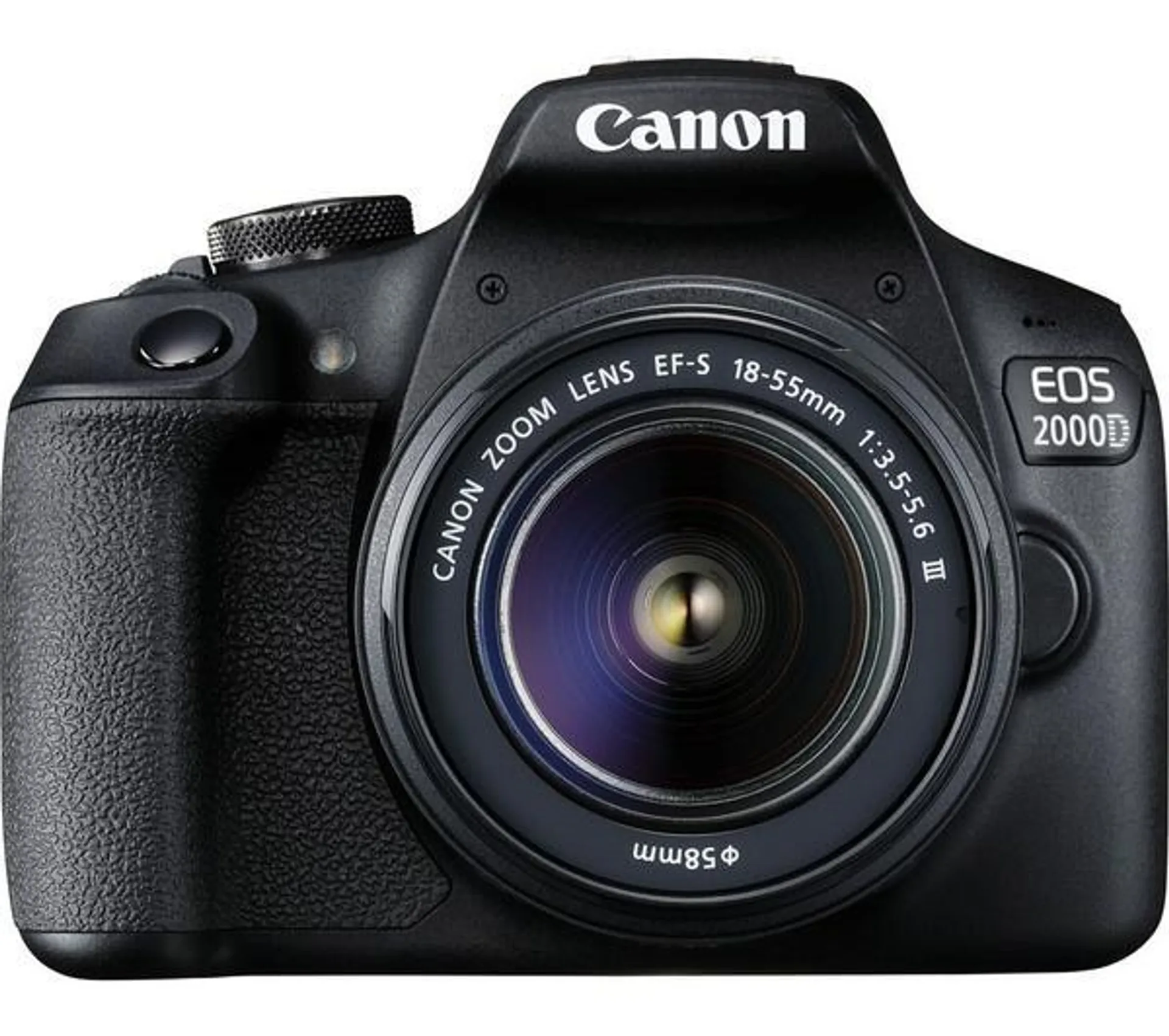 CANON EOS 2000D DSLR Camera with EF-S 18-55 mm f/3.5-5.6 III Lens