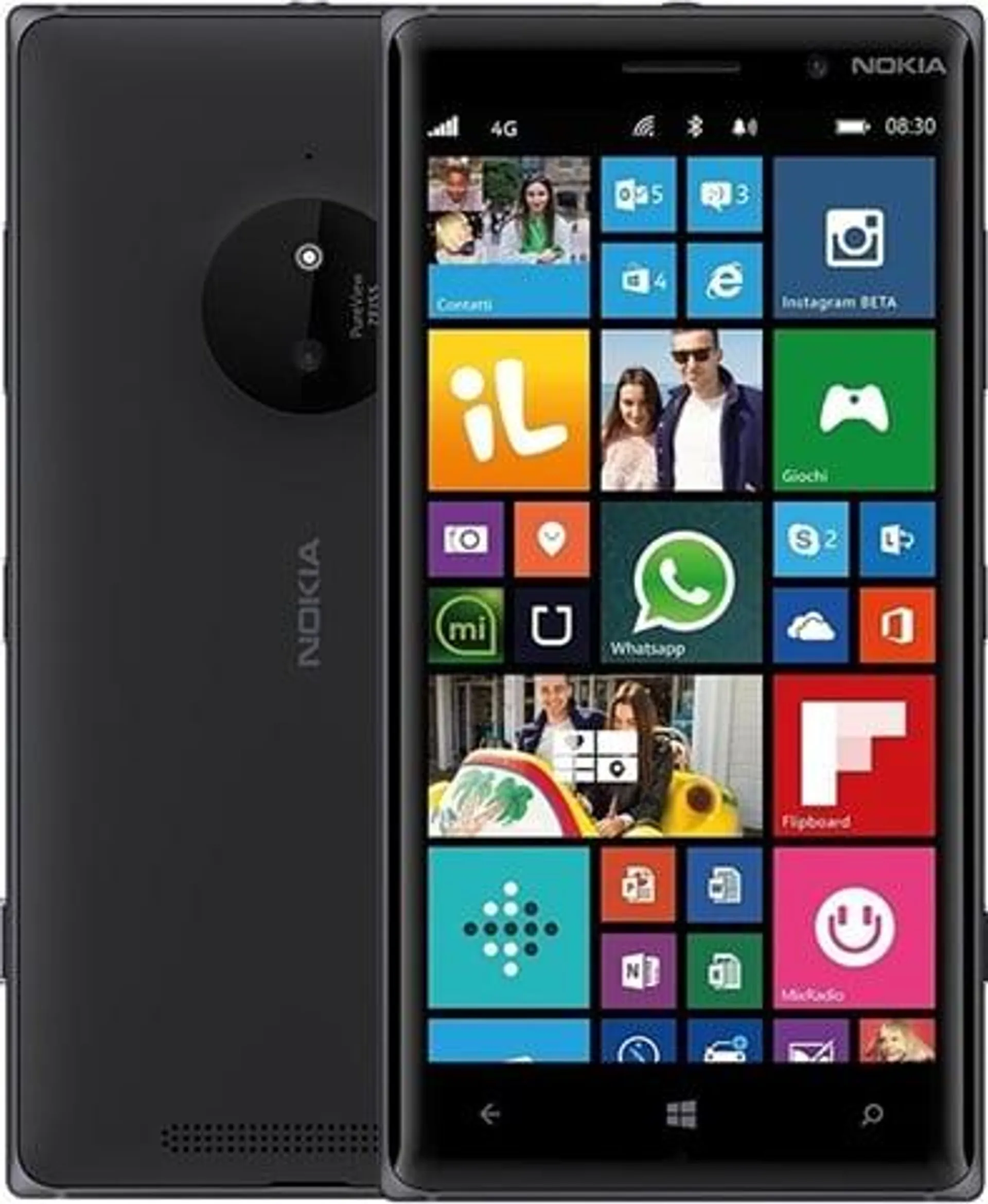 Nokia Lumia 830 16GB Black, Unlocked C