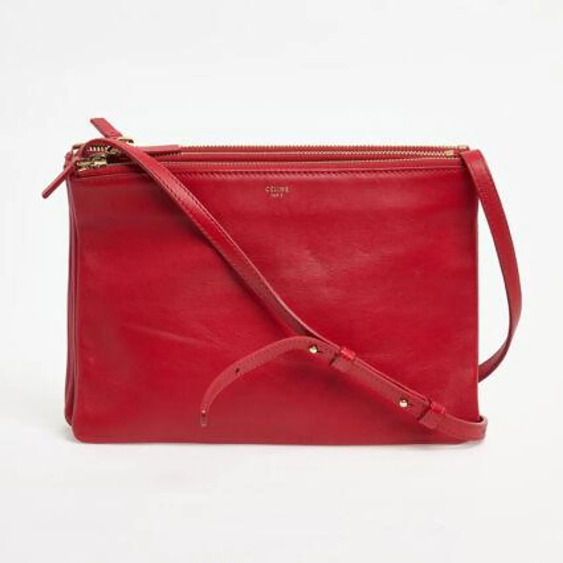 Red Pre-Loved Large Trio Bag