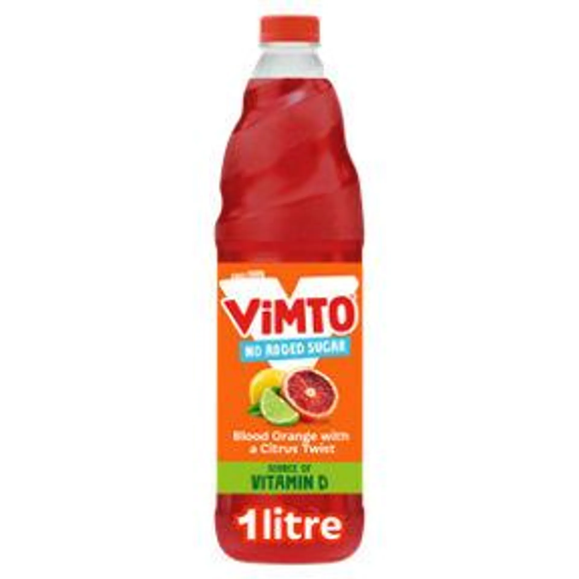 Vimto No Added Sugar Blood Orange with a Citrus Twist Squash 1 Litre