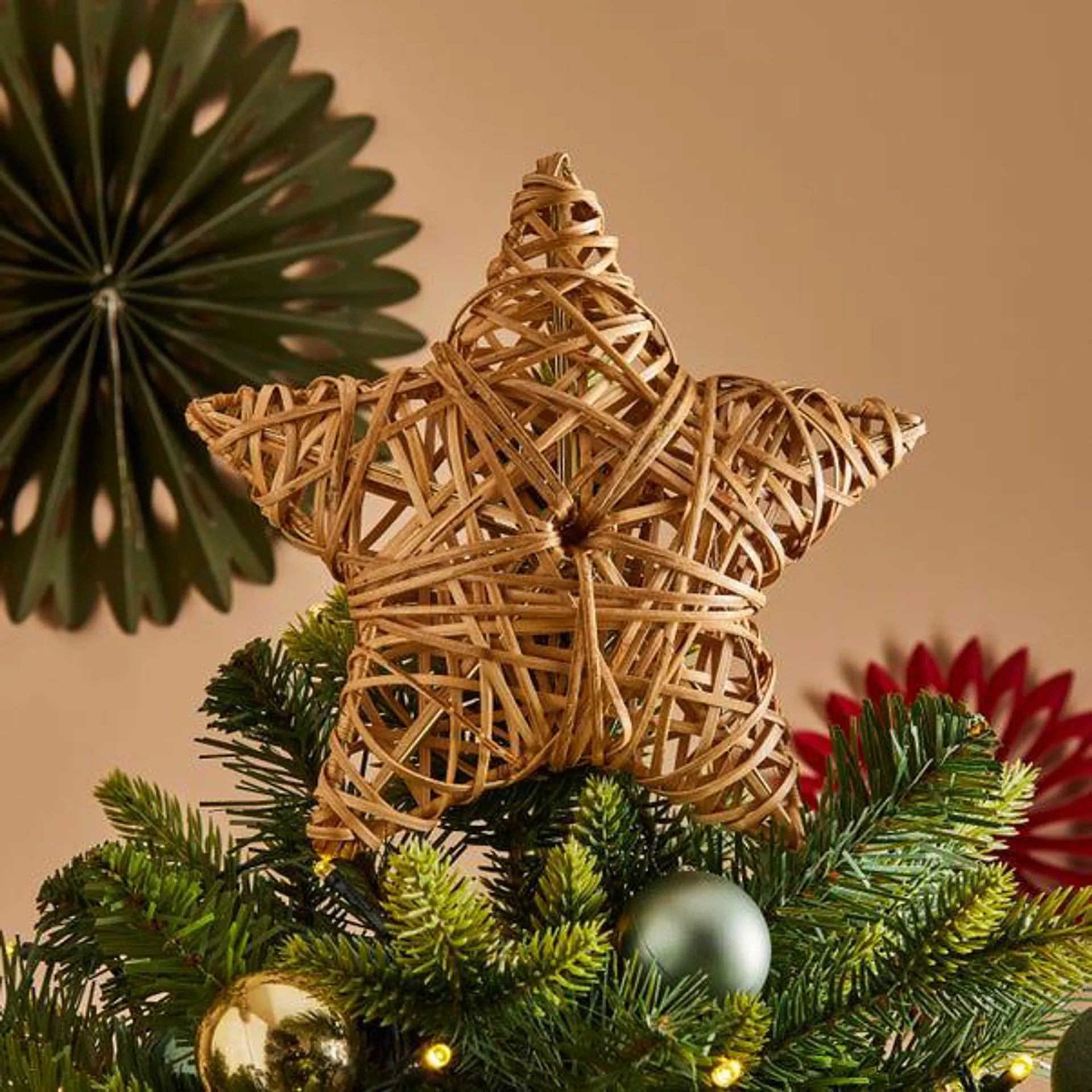 Star Cane Tree Topper