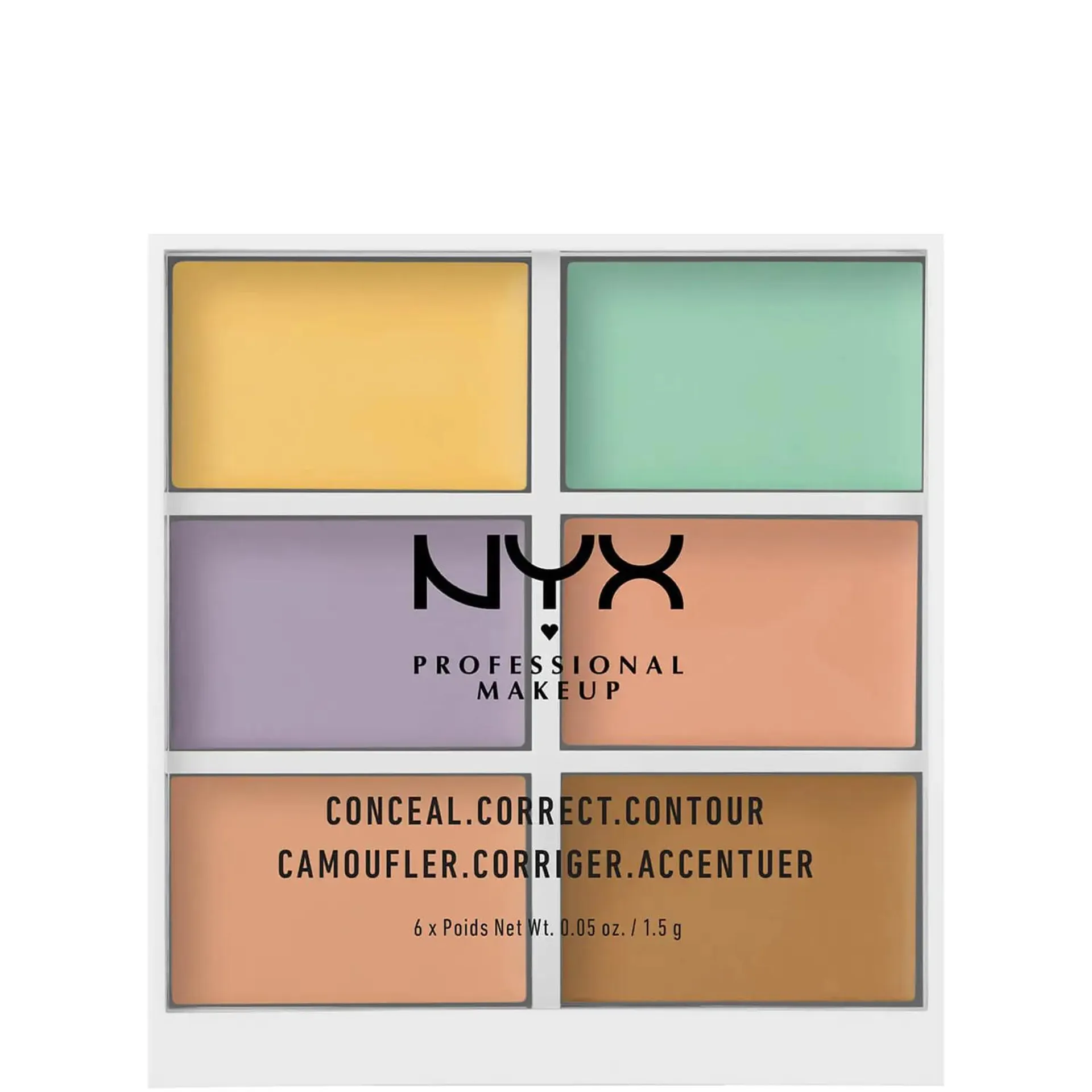 NYX Professional Makeup 3C Palette - Color Correcting Concealer