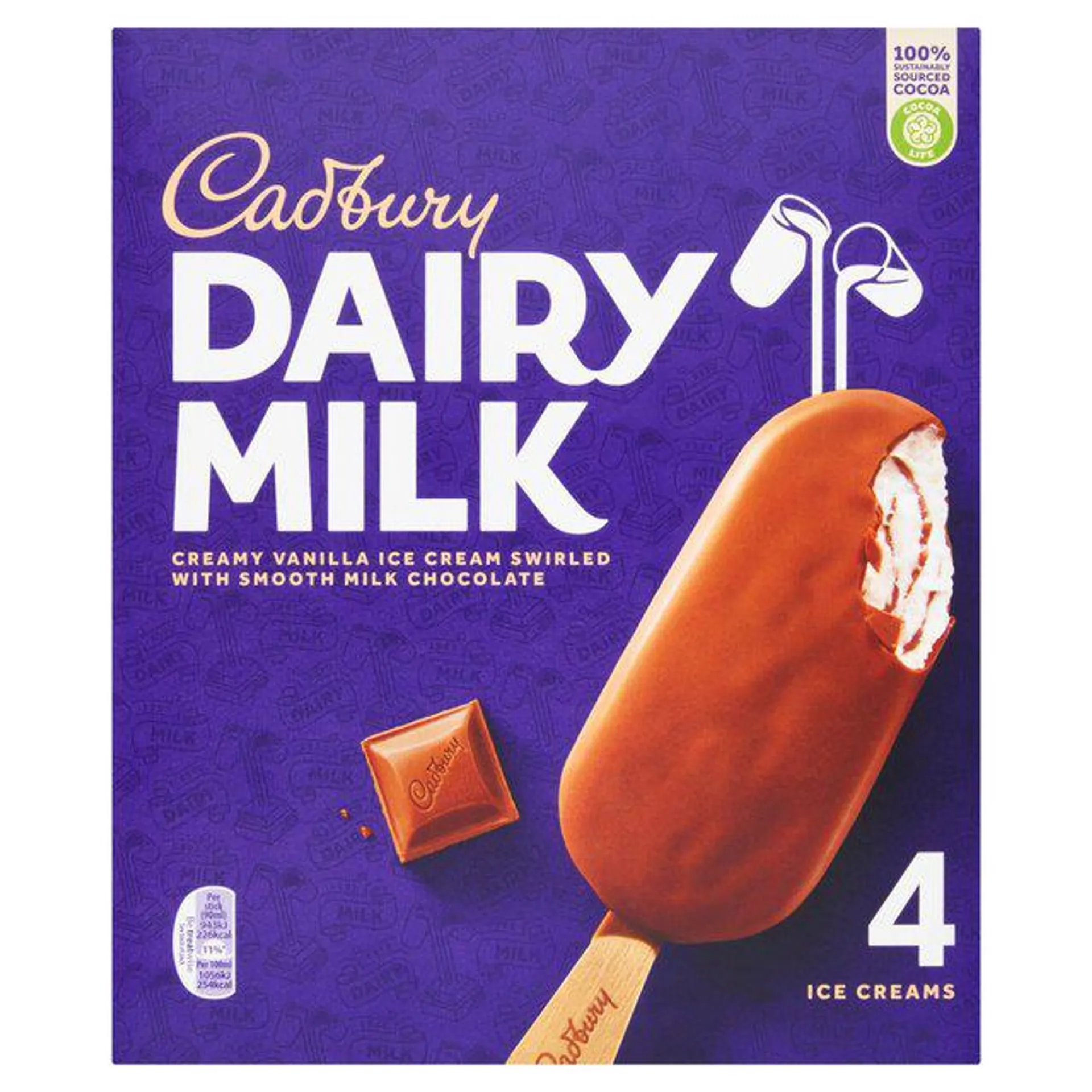 Cadbury Dairy Milk Stick 4 x 90ml