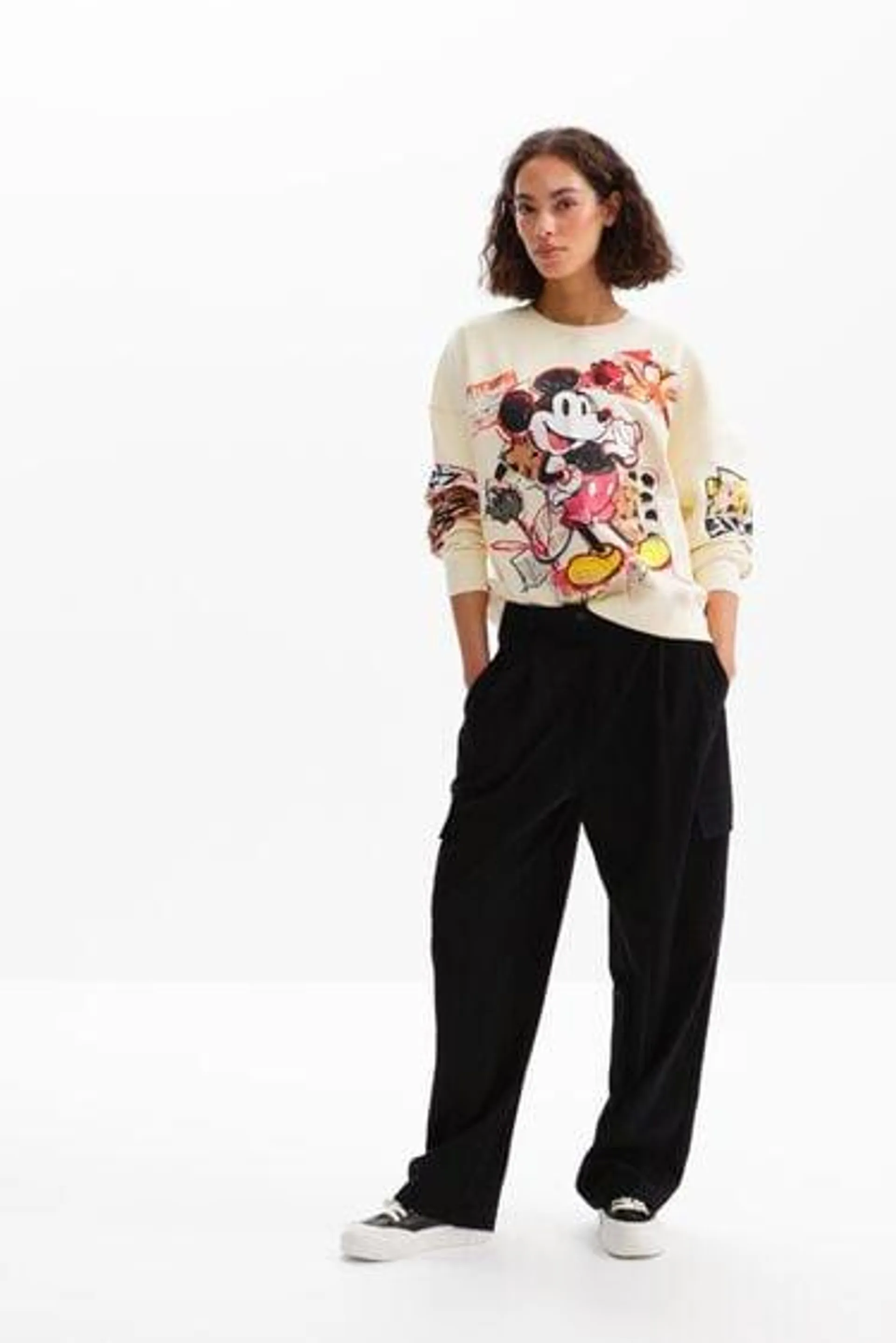 Oversized Mickey Mouse Sweatshirt