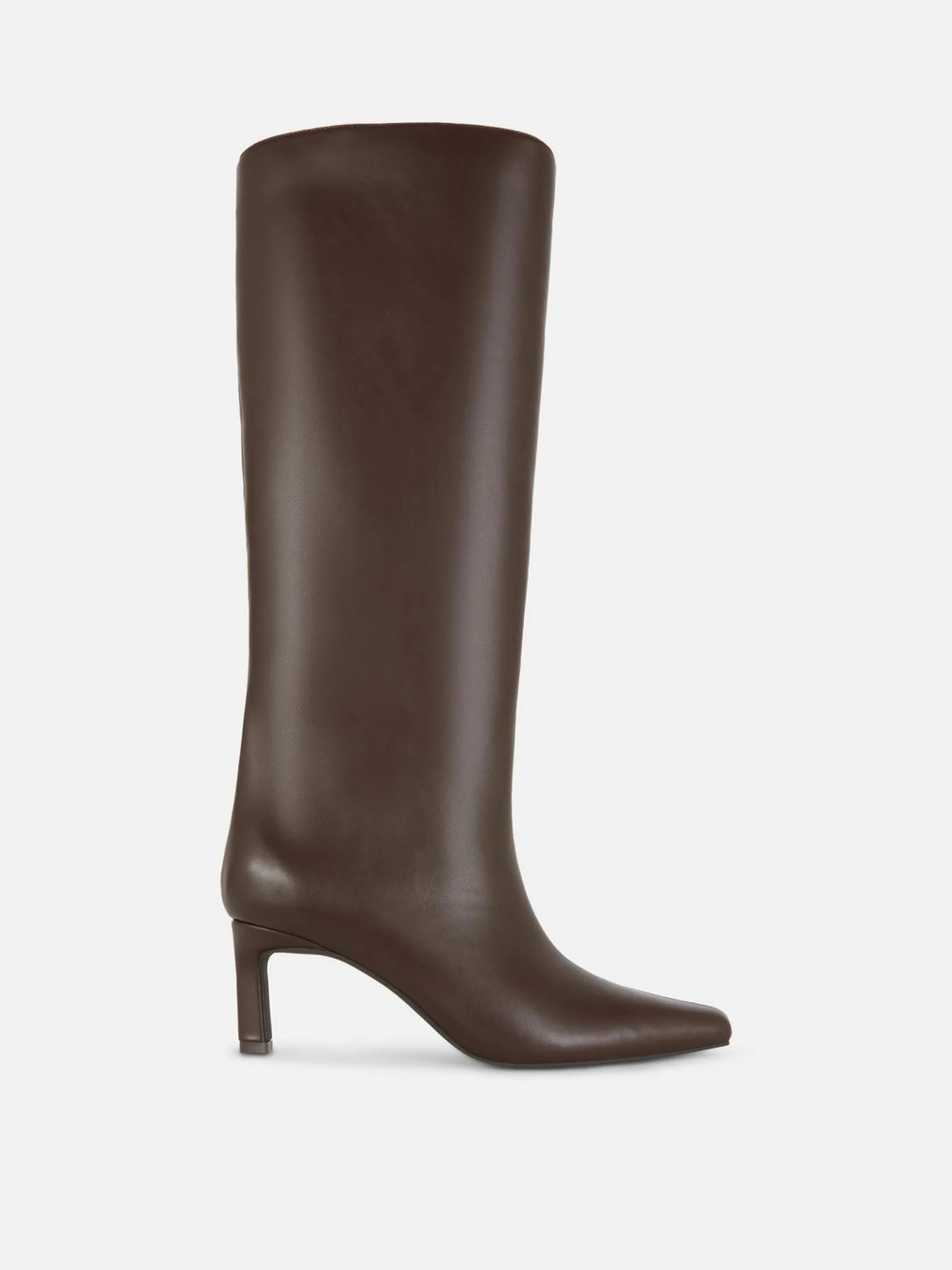 Straight Shaft Knee-High Boots