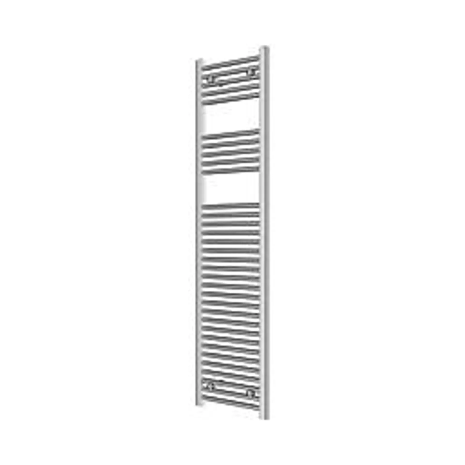 Flomasta 1600mm x 400mm 1412BTU Chrome Flat Towel Radiator