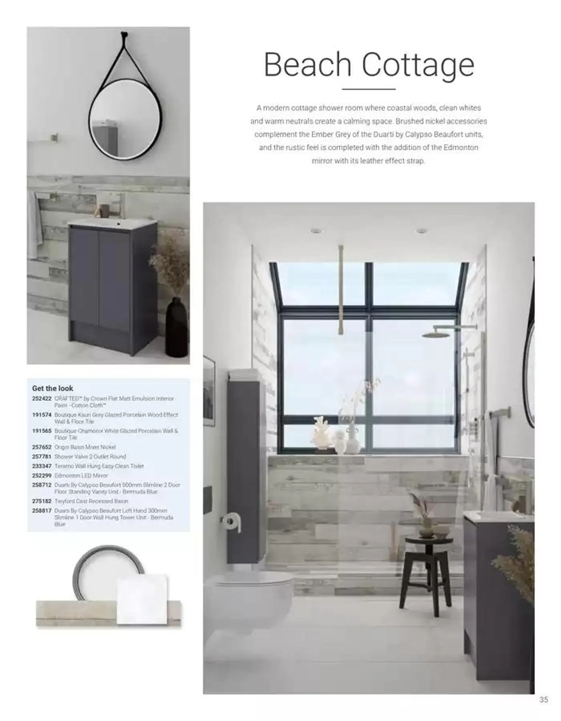 Wickes Bespoke Bathrooms brochure from 5 November to 31 December 2024 - Catalogue Page 35