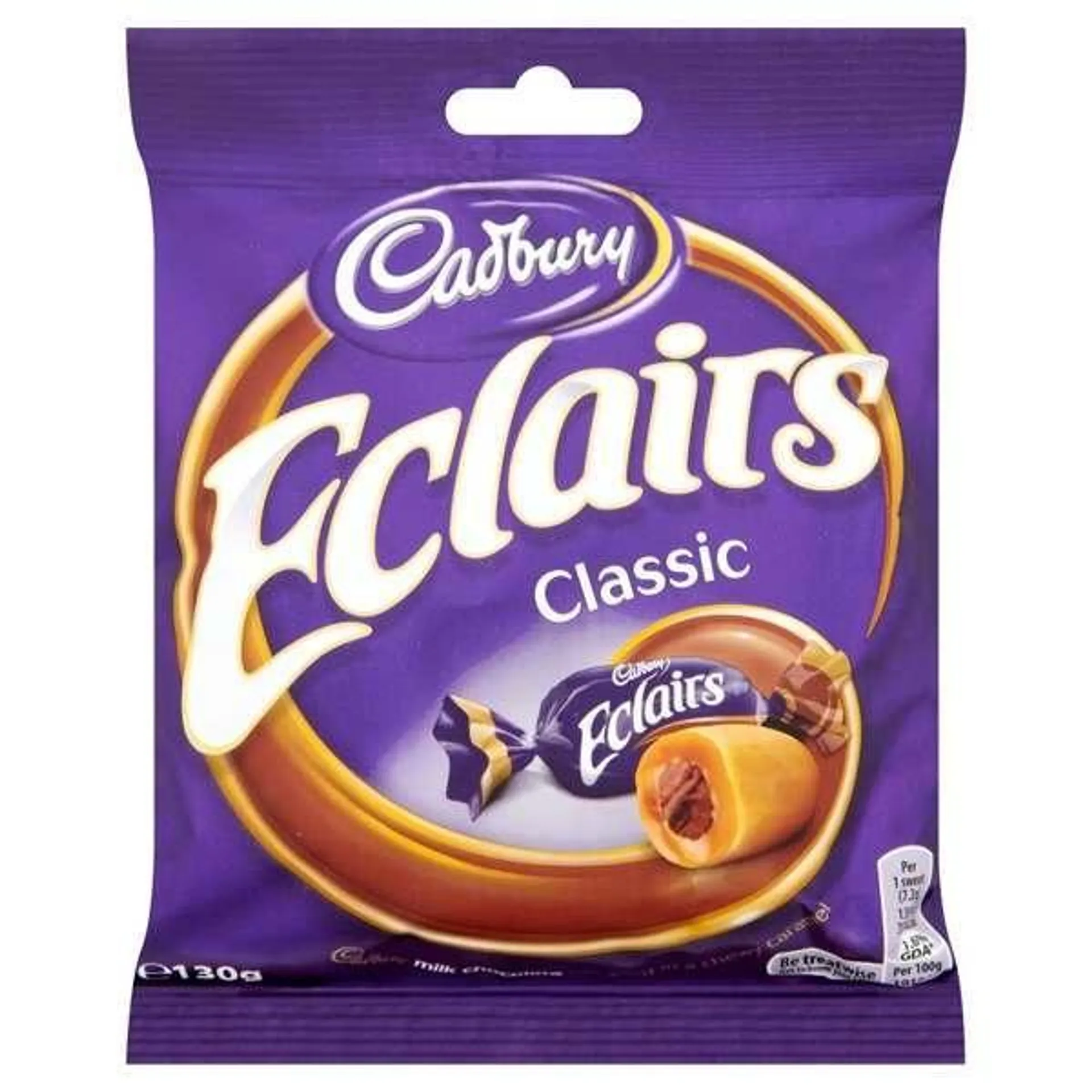 Cadbury Eclairs Classic Chocolate Bag 130g