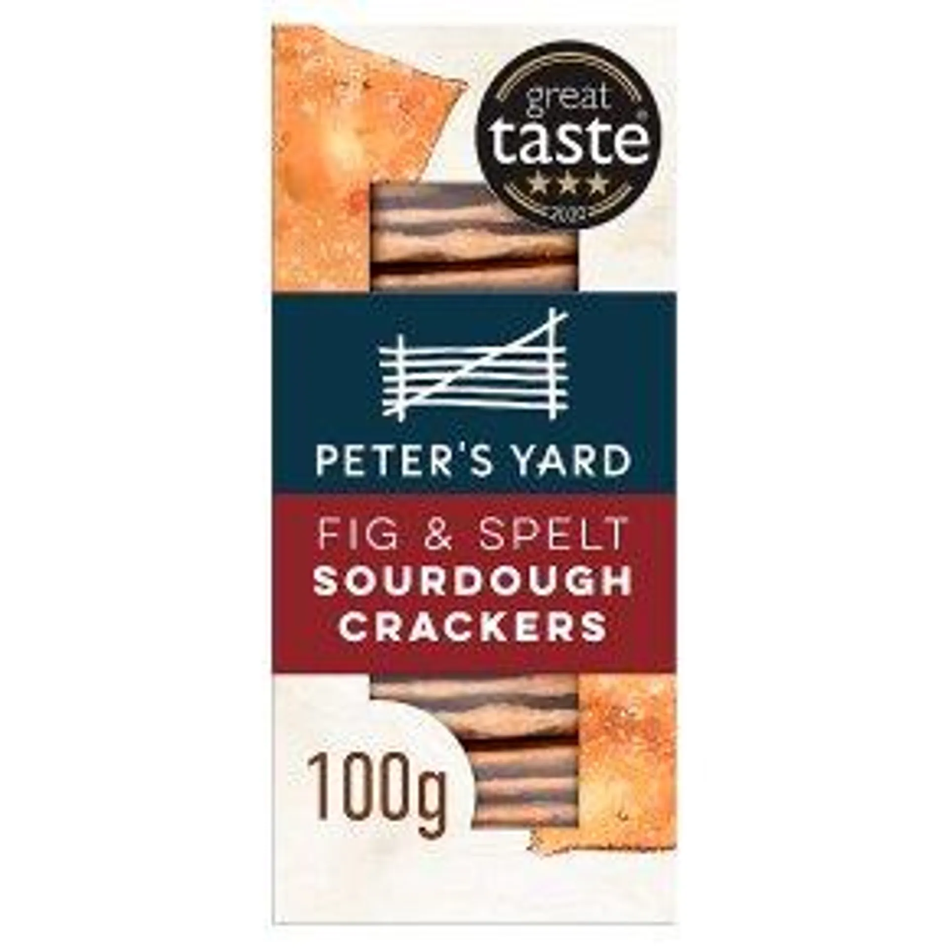 Peter's Yard Fig & Spelt Sourdough Crackers