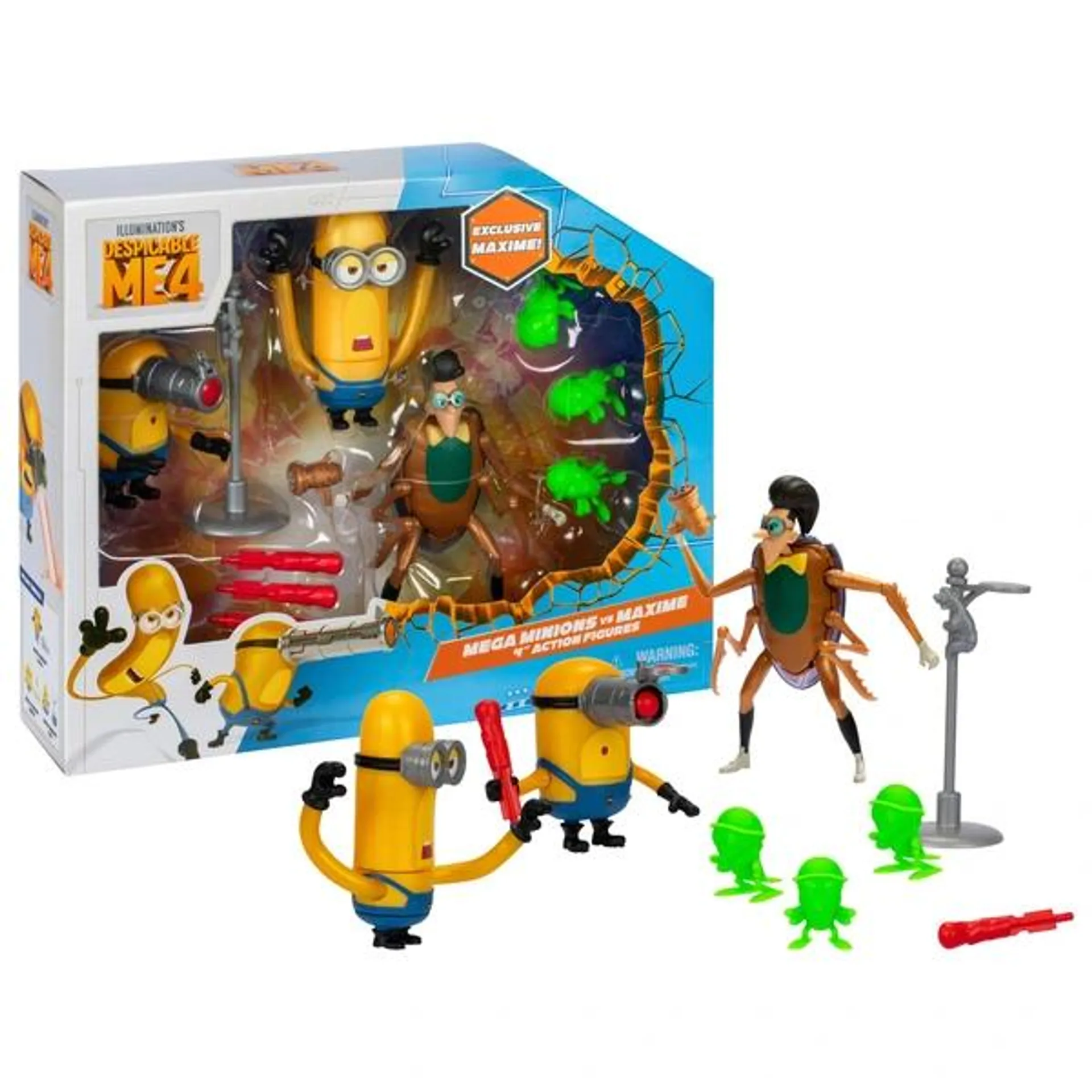 Despicable Me 4 Mega Minions Vs Maxime Figures Pack