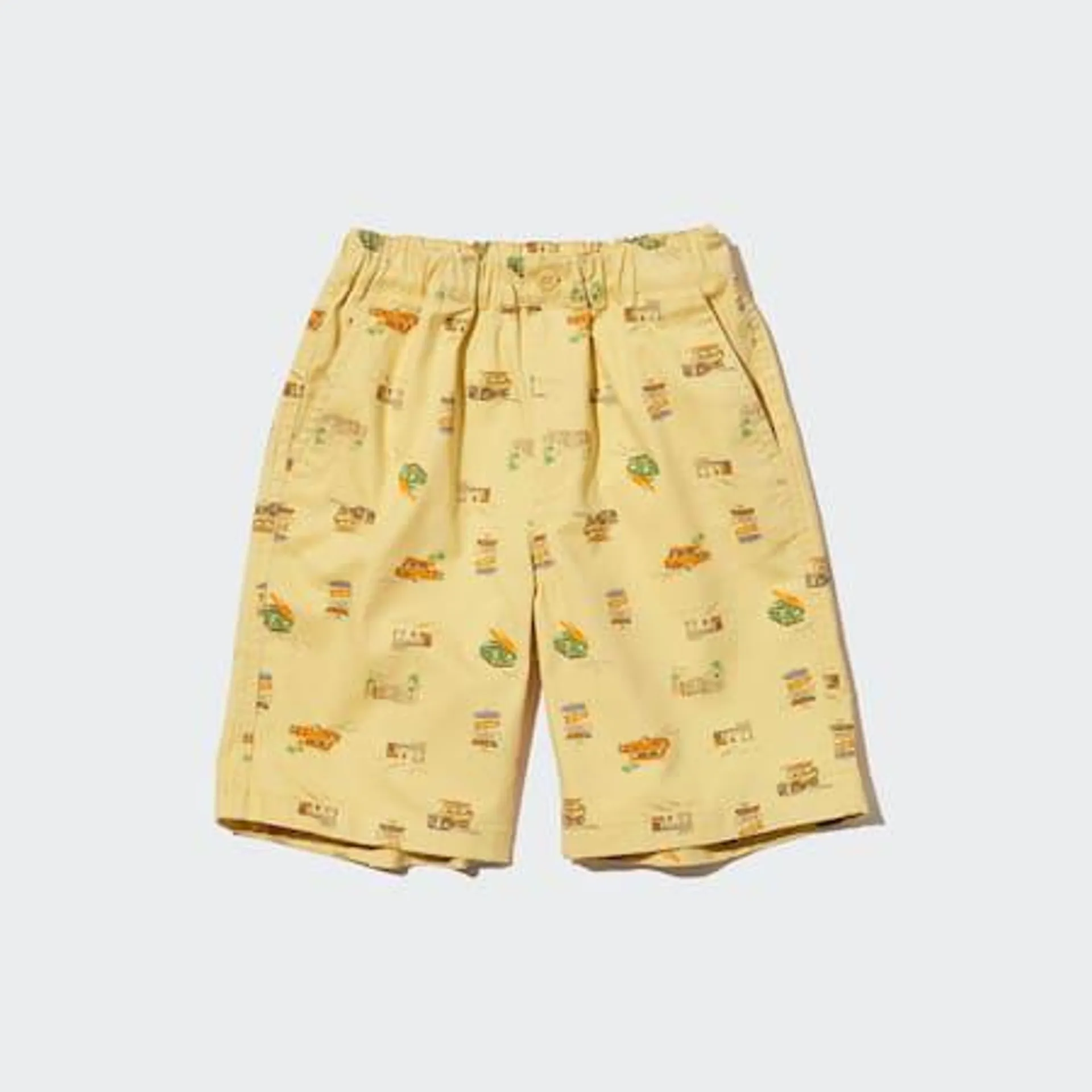 Kids Cotton Stretch Printed Easy Shorts