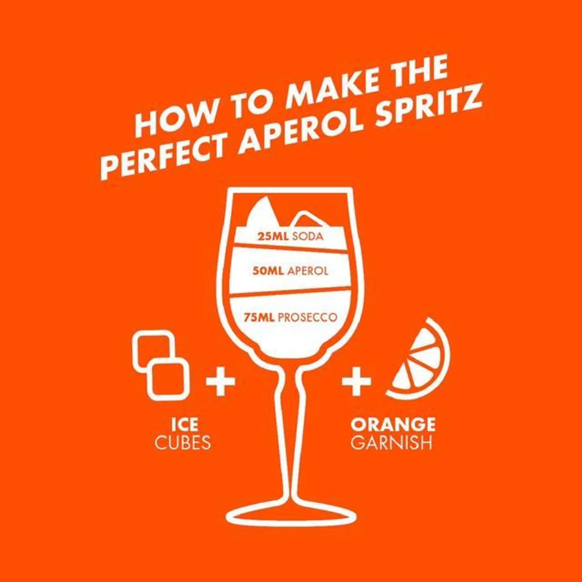 Aperol Aperitivo Italian Spritz 1L