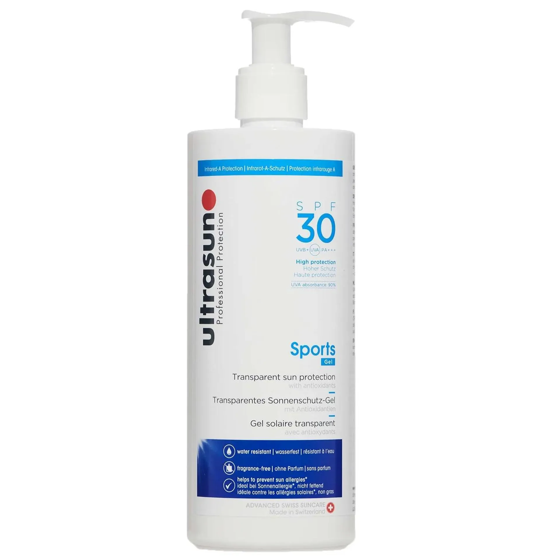 Ultrasun Sports Formula Gel SPF30 400ml