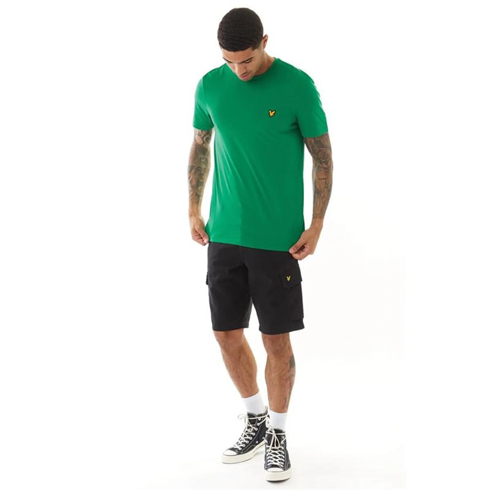 Lyle And Scott Vintage Mens Martin T-Shirt Container Green
