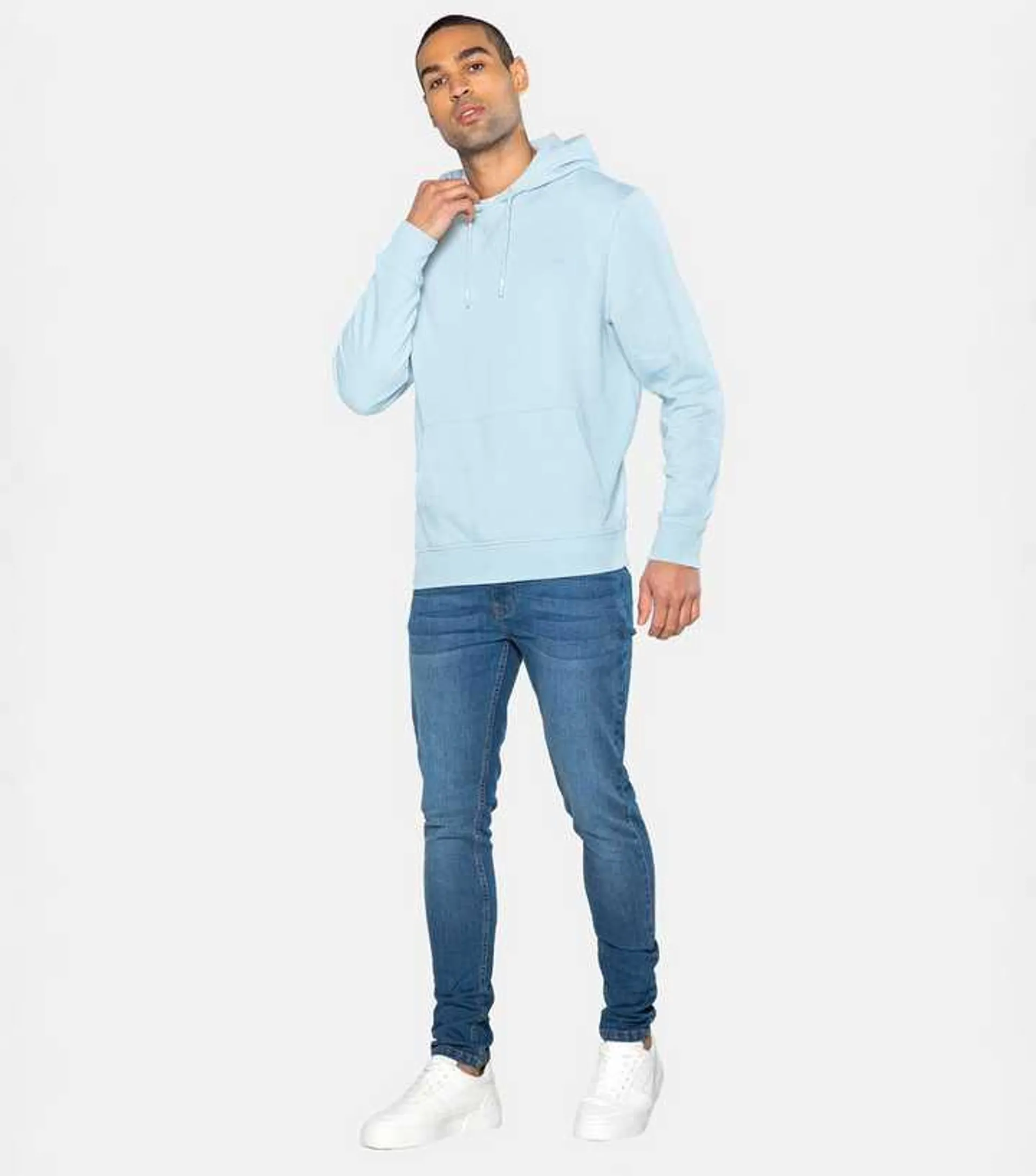 Threadbare Pale Blue Hoodie