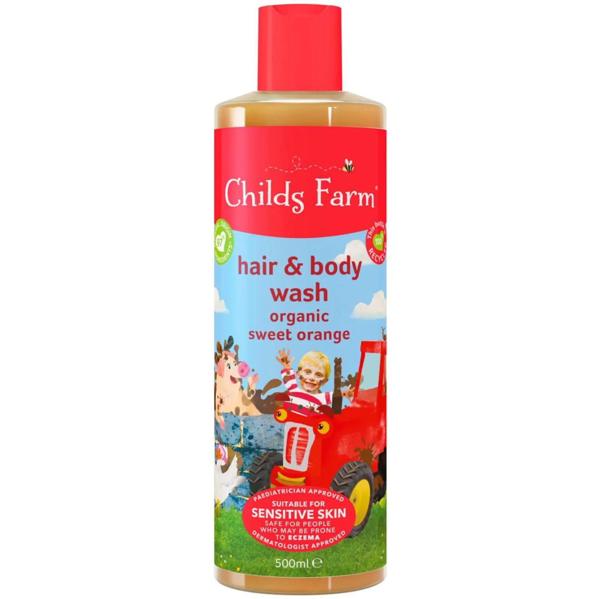 Childs Farm Hair & Body Wash 500ml - Organic Sweet Orange