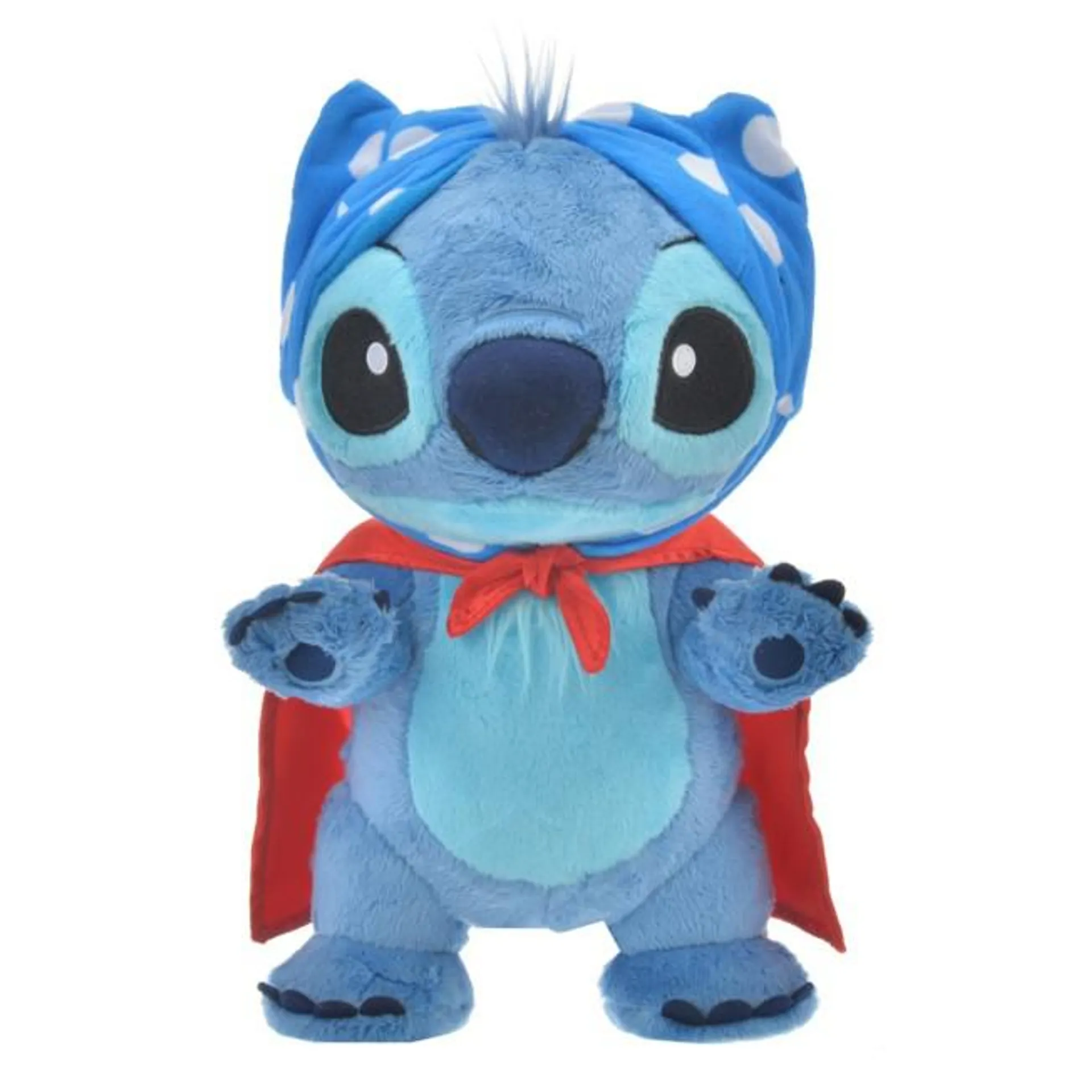 Disney Store Japan Stitch in Superhero Cape Medium Soft Toy, Lilo & Stitch