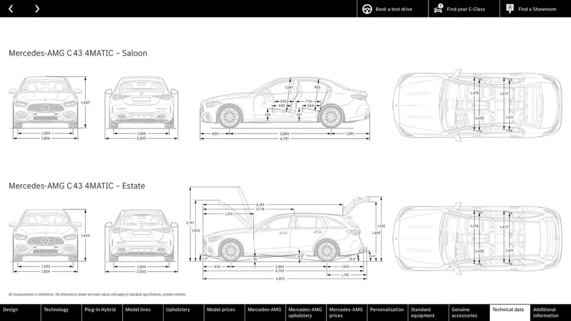 Mercedes Benz C-Class Saloon from 9 October to 9 October 2025 - Catalogue Page 82