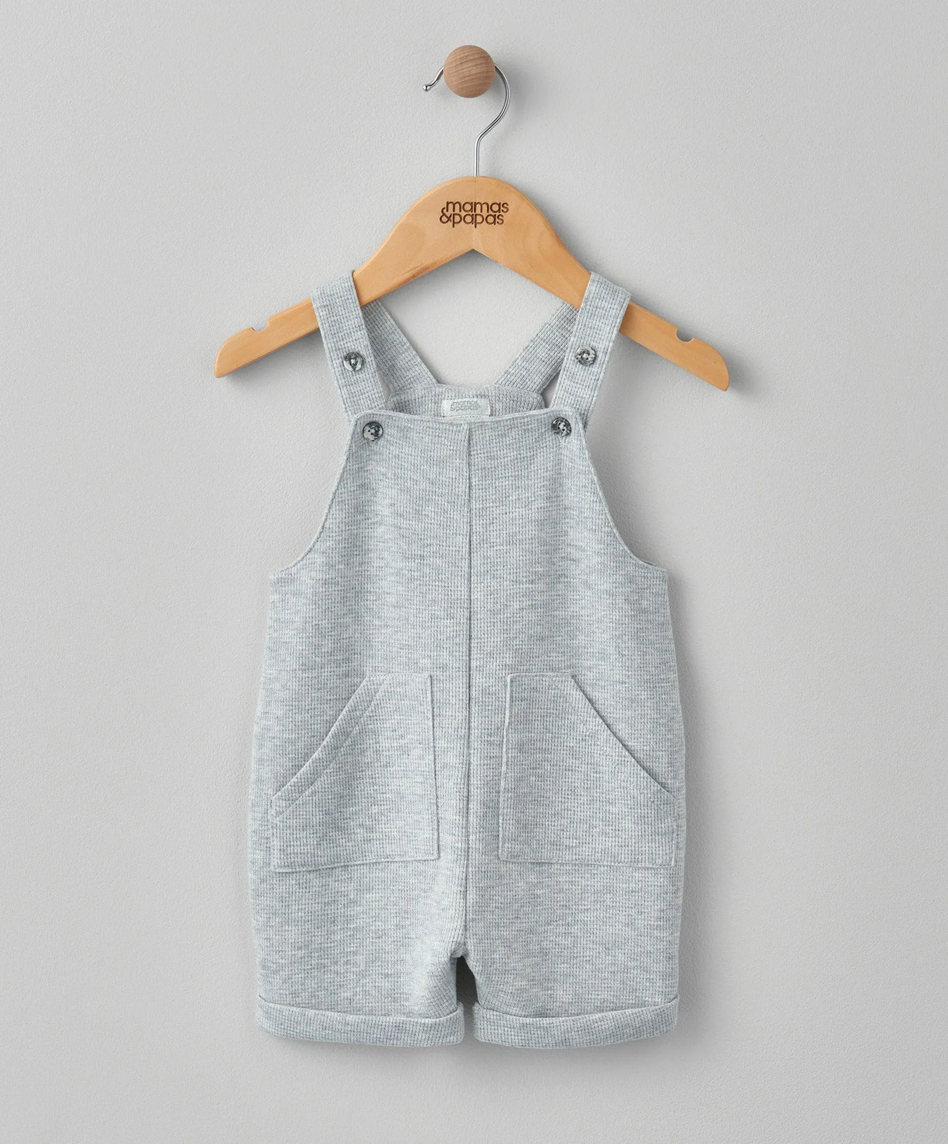 Nep Jersey Waffle Dungarees