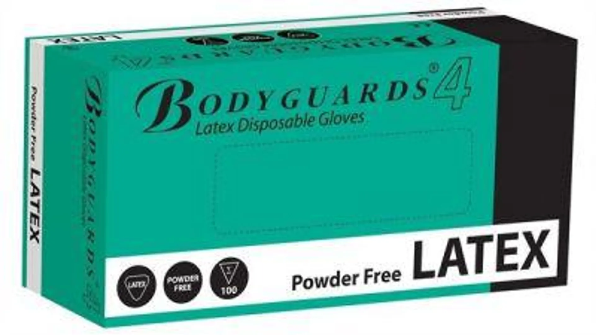 saville latex powder free gloves large - x 100