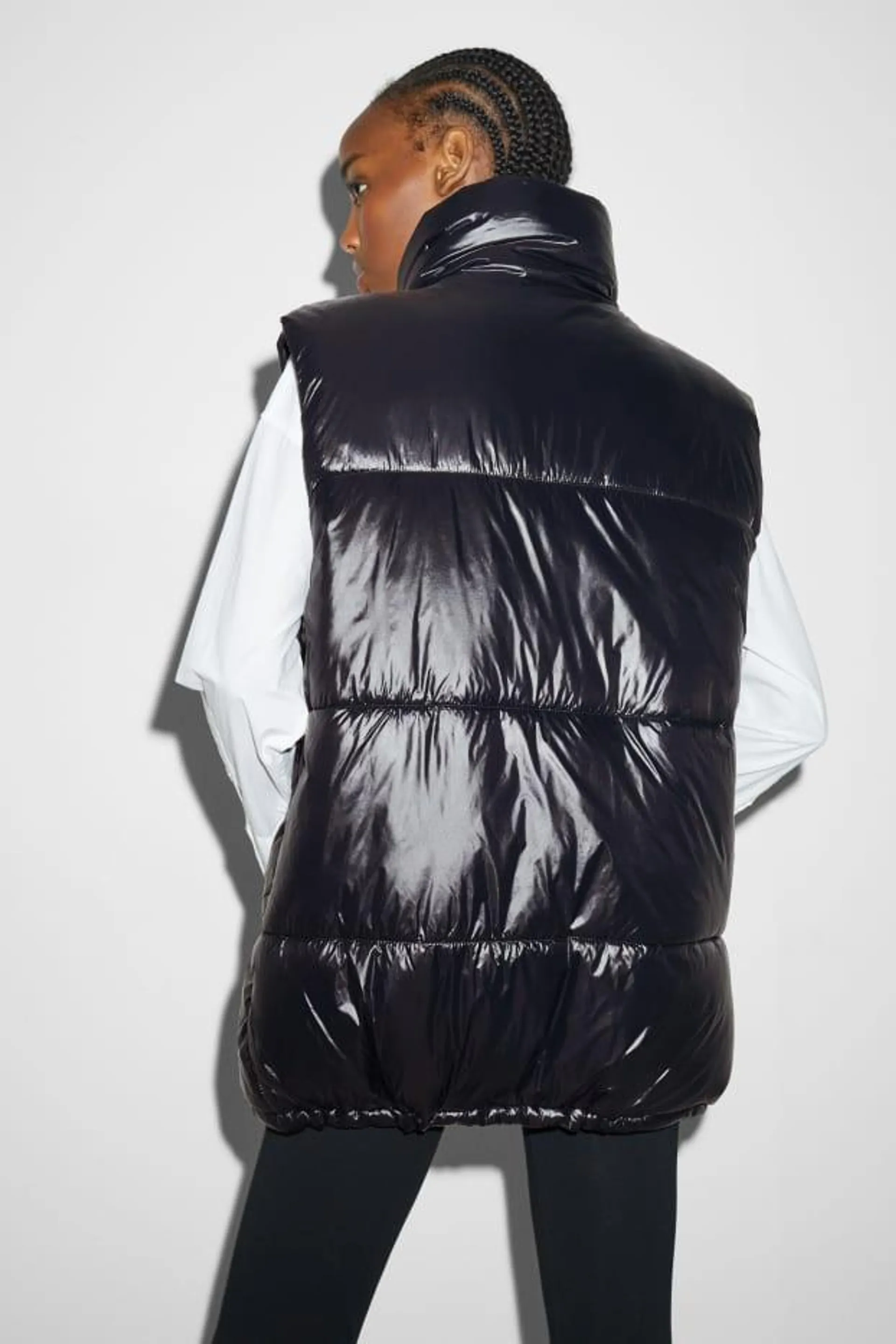 CLOCKHOUSE - long quilted gilet