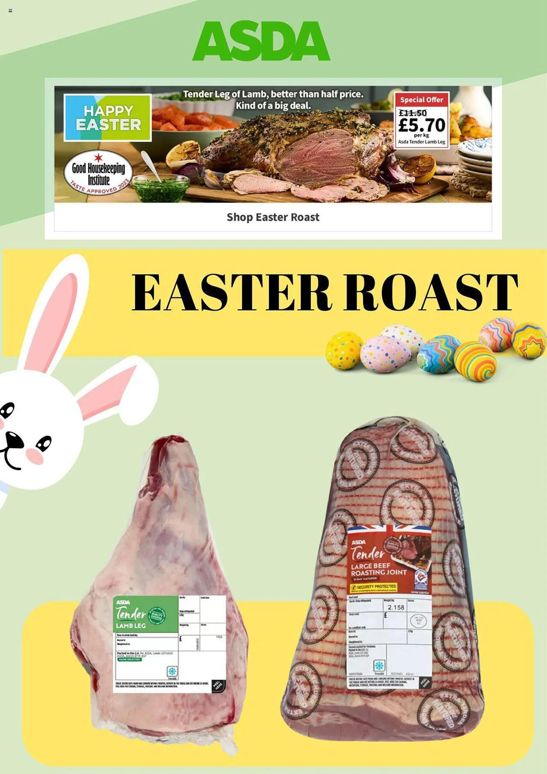 Asda leaflet from 19 March to 25 March 2024 - Catalogue Page 1