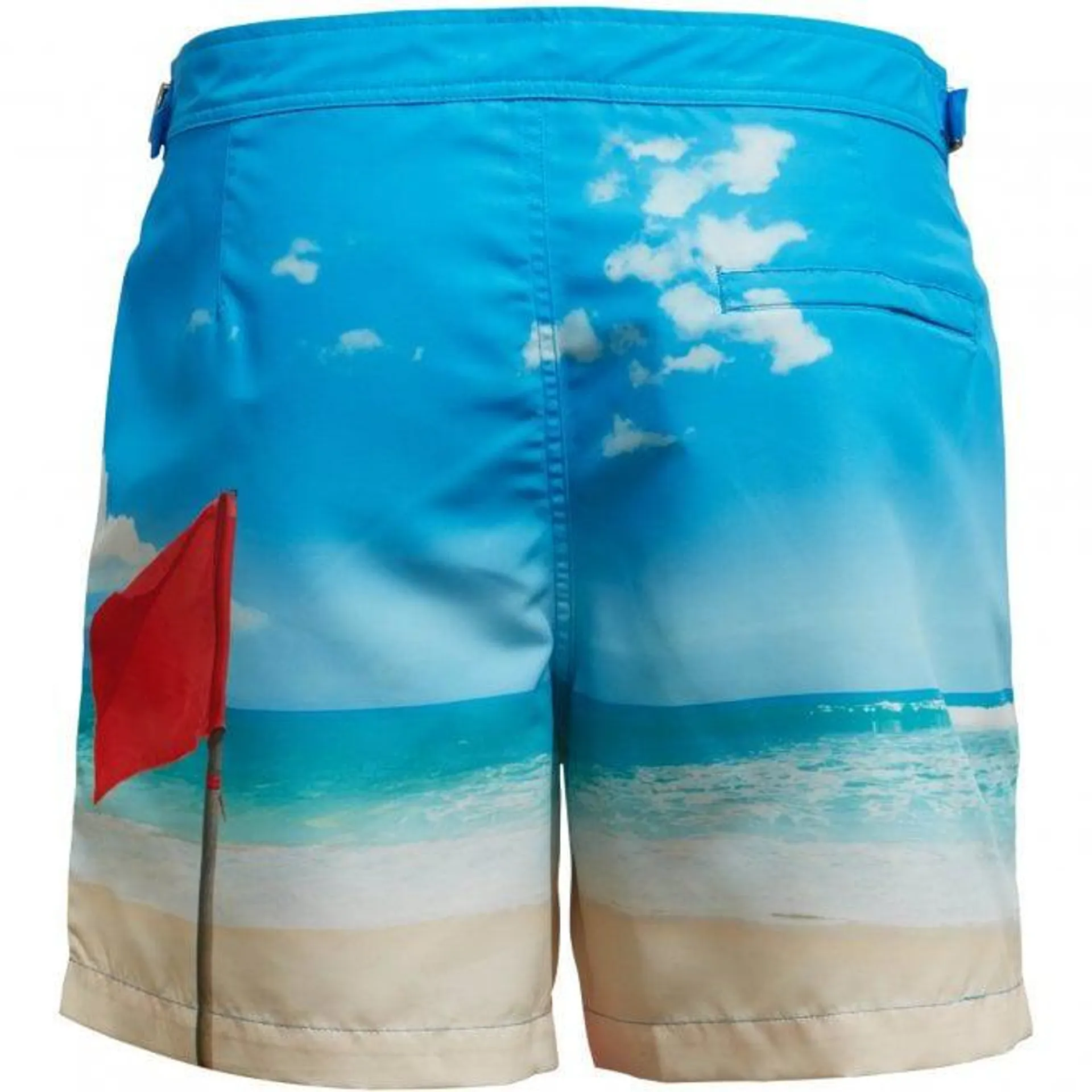 Bjorn Borg Red Flag Beach-to-Bar Tailored Swim Shorts, Blue